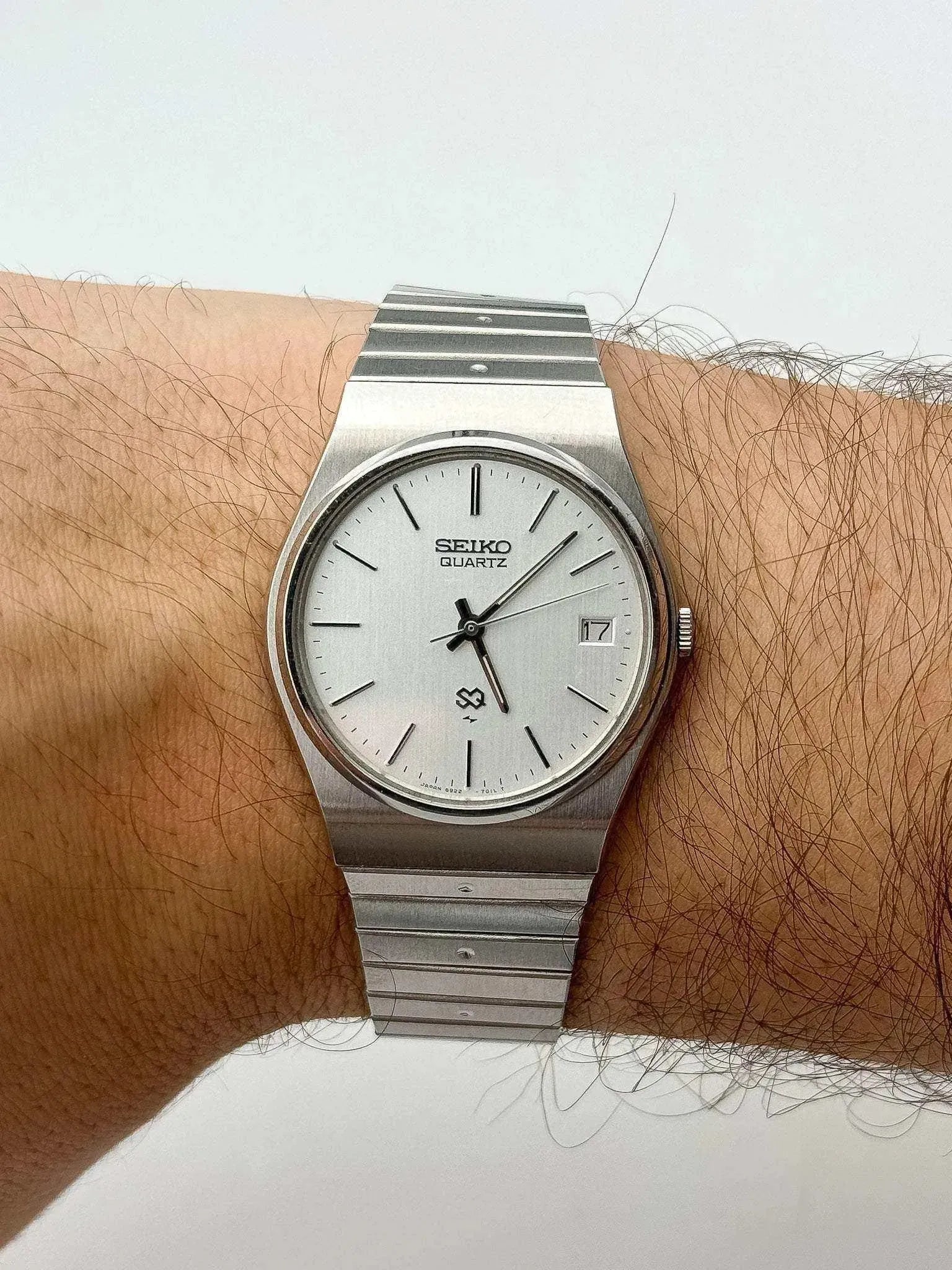 Seiko - Kanji Full Steel Mini Circle Date - 1984 - Atelier Victor - Vintage  Shop