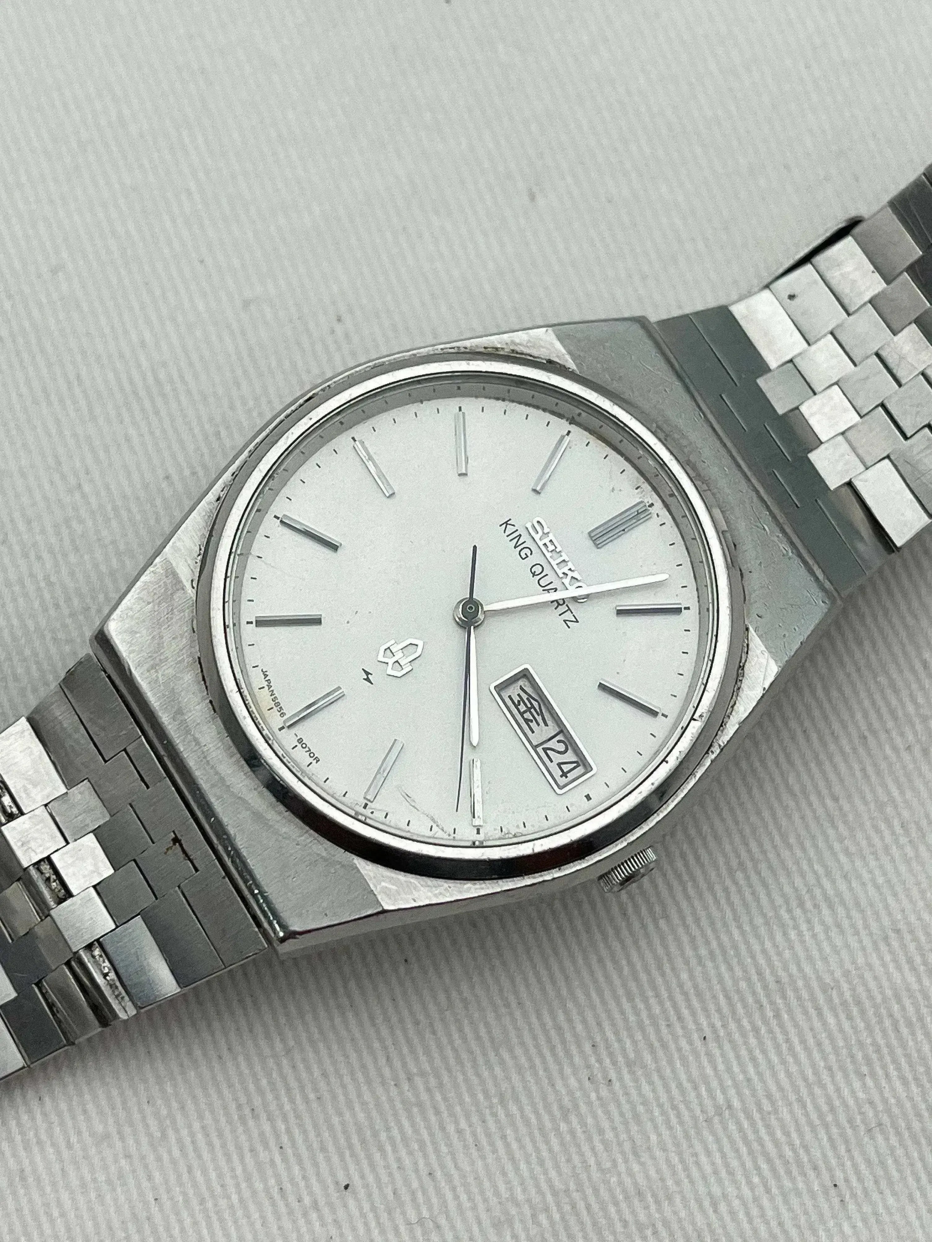 Montre Homme King Quartz - Occasion - Montre Bracelet Vintage à Quartz
