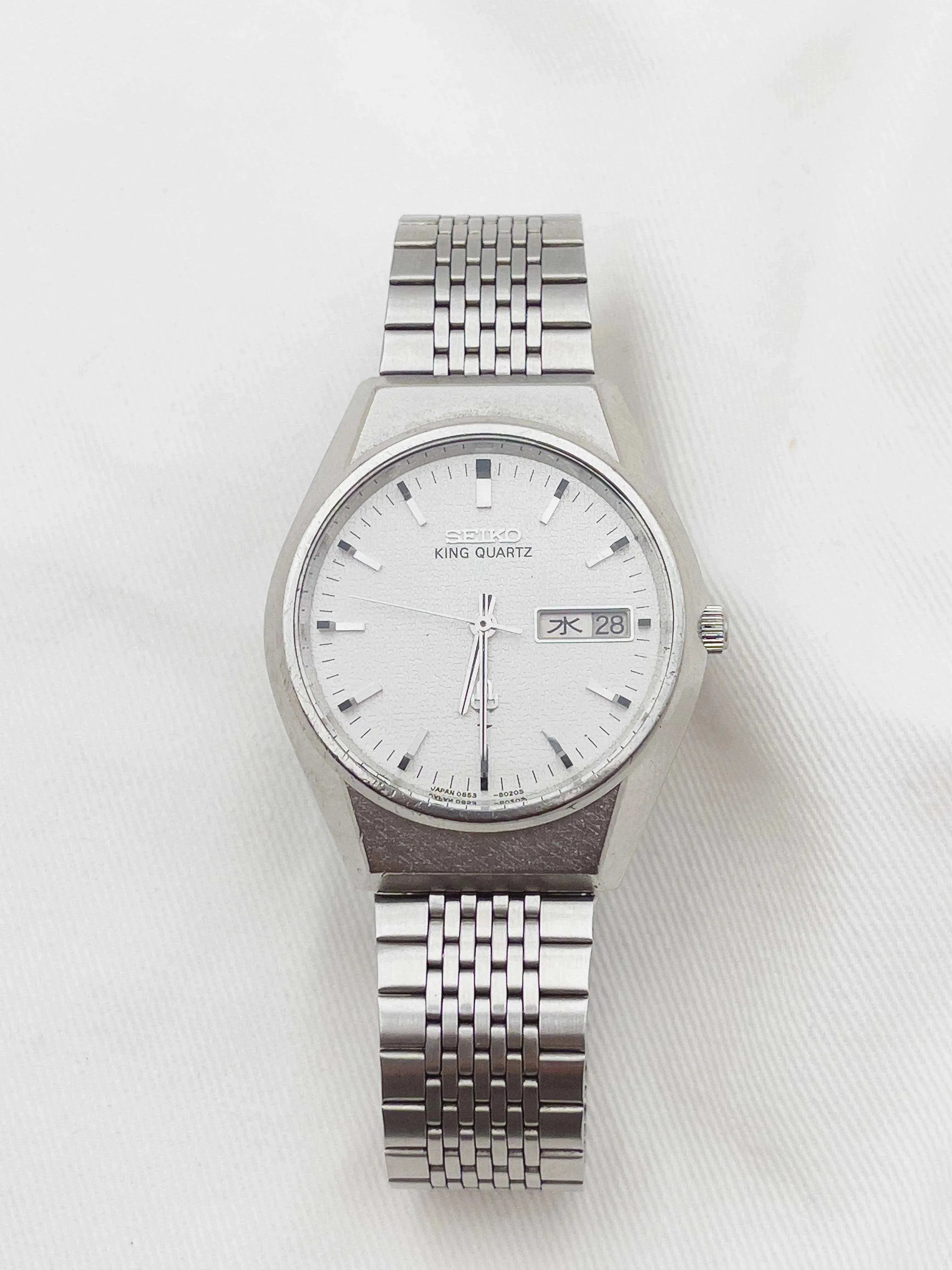 Seiko - King Quartz Cadran Motifs - 1976 - Atelier Victor Paris - Vintage Watch Shop Dubai