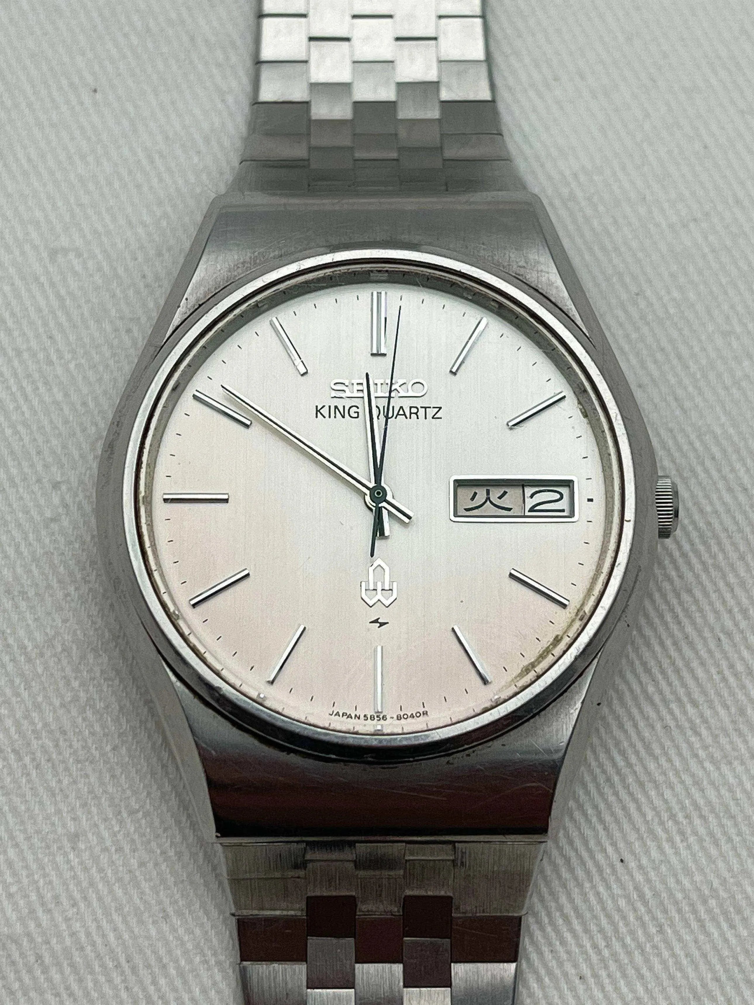 Seiko - King Quartz Daydate Kanji- 1977 - Atelier Victor Paris - Vintage Watch Shop Dubai