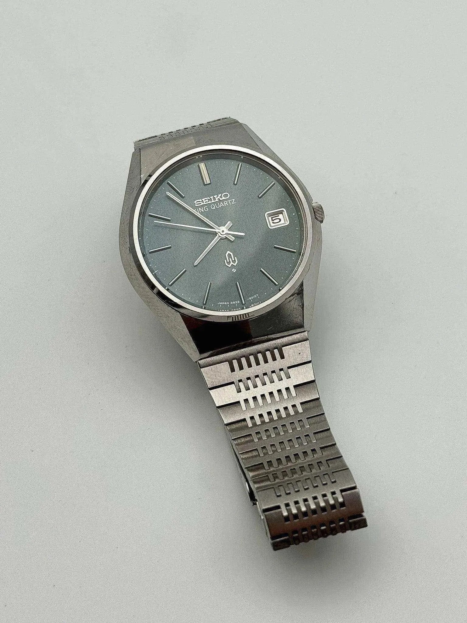 Seiko - King Quartz Gris Vert - 1975 - Atelier Victor Paris - Vintage Watch Shop Dubai