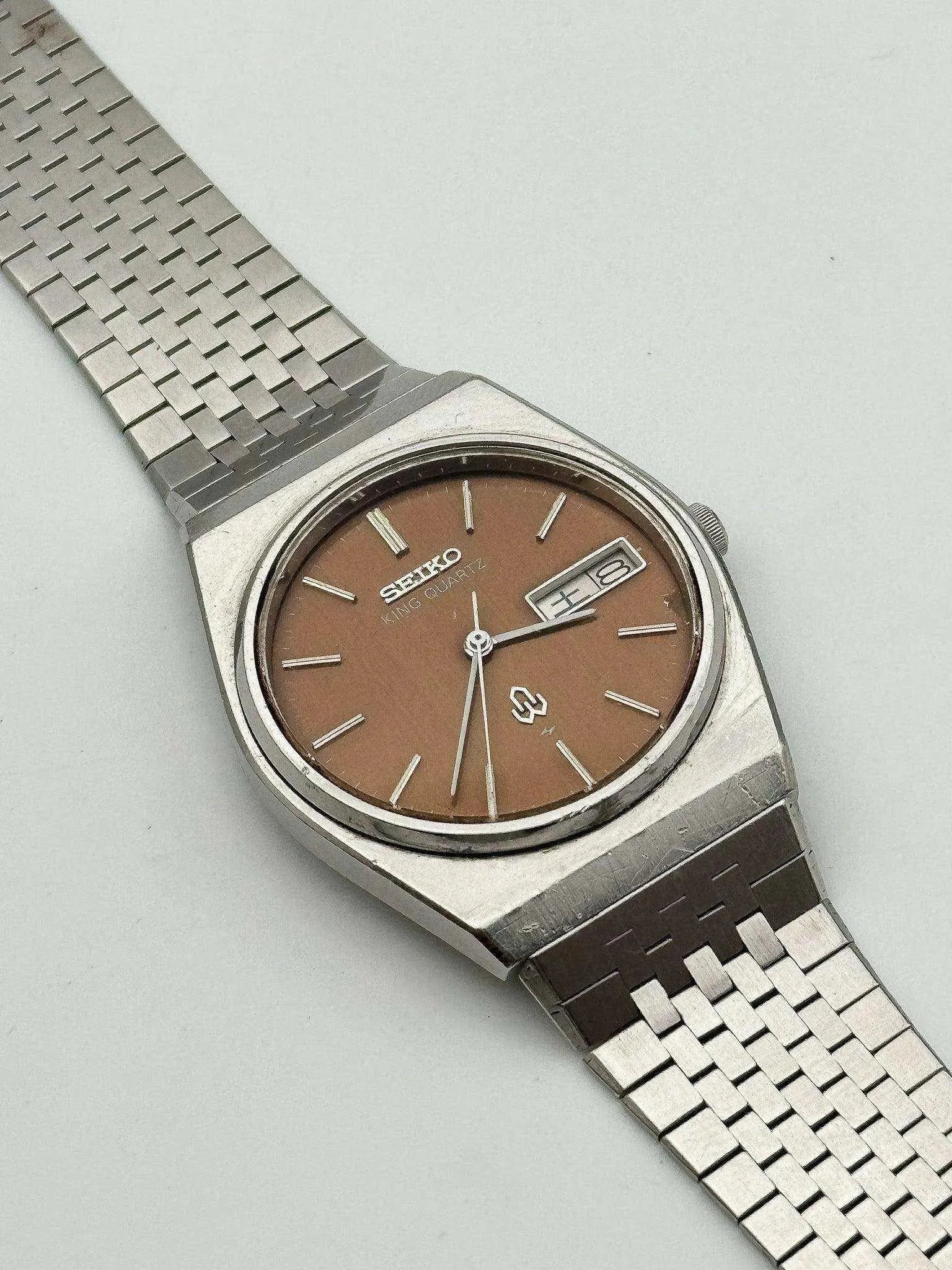 Seiko - King Quartz Kanji Brown - 1978 - Atelier Victor Paris - Vintage Watch Shop Dubai
