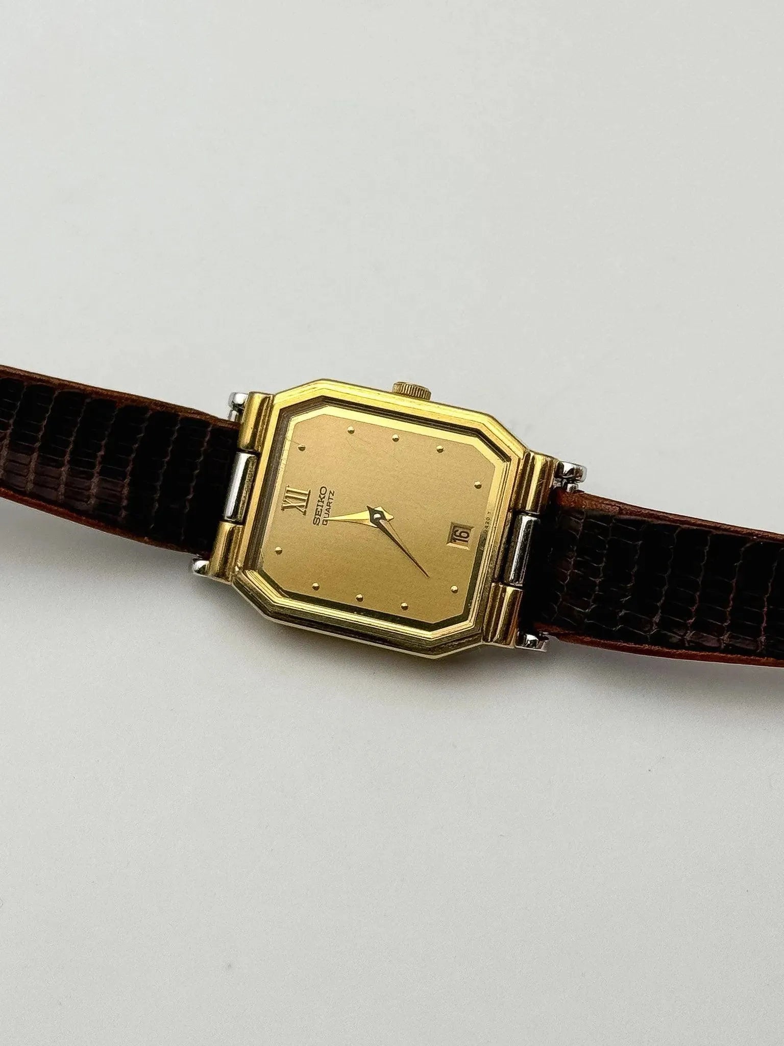 Seiko - Lady Tank Gold Steel - 1985 - Atelier Victor Paris - Vintage Watch Shop Dubai