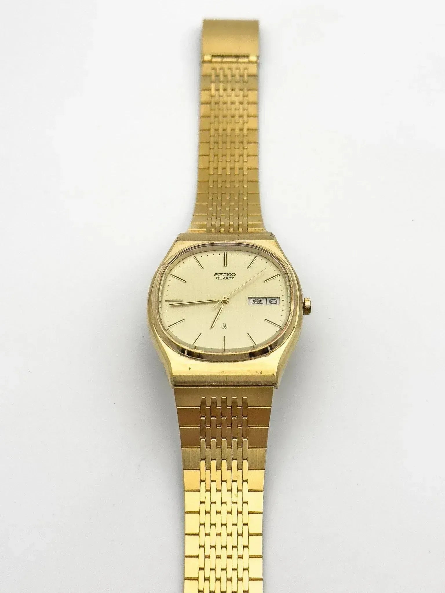 Seiko - Linen Dial Gold - 1981 - Atelier Victor
