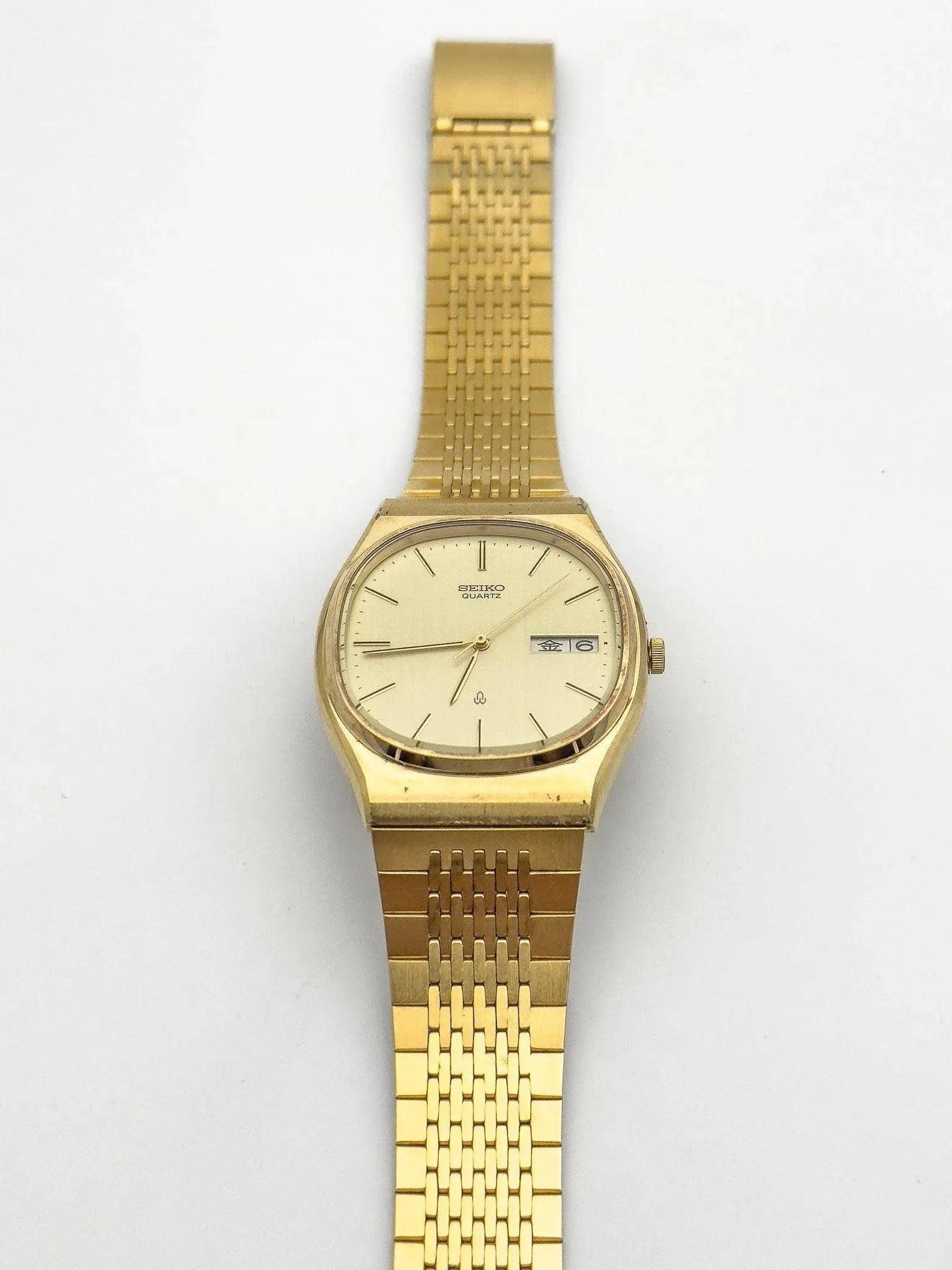 Seiko - Linen Dial Gold - 1981 - Atelier Victor Paris - Vintage Watch Shop Dubai