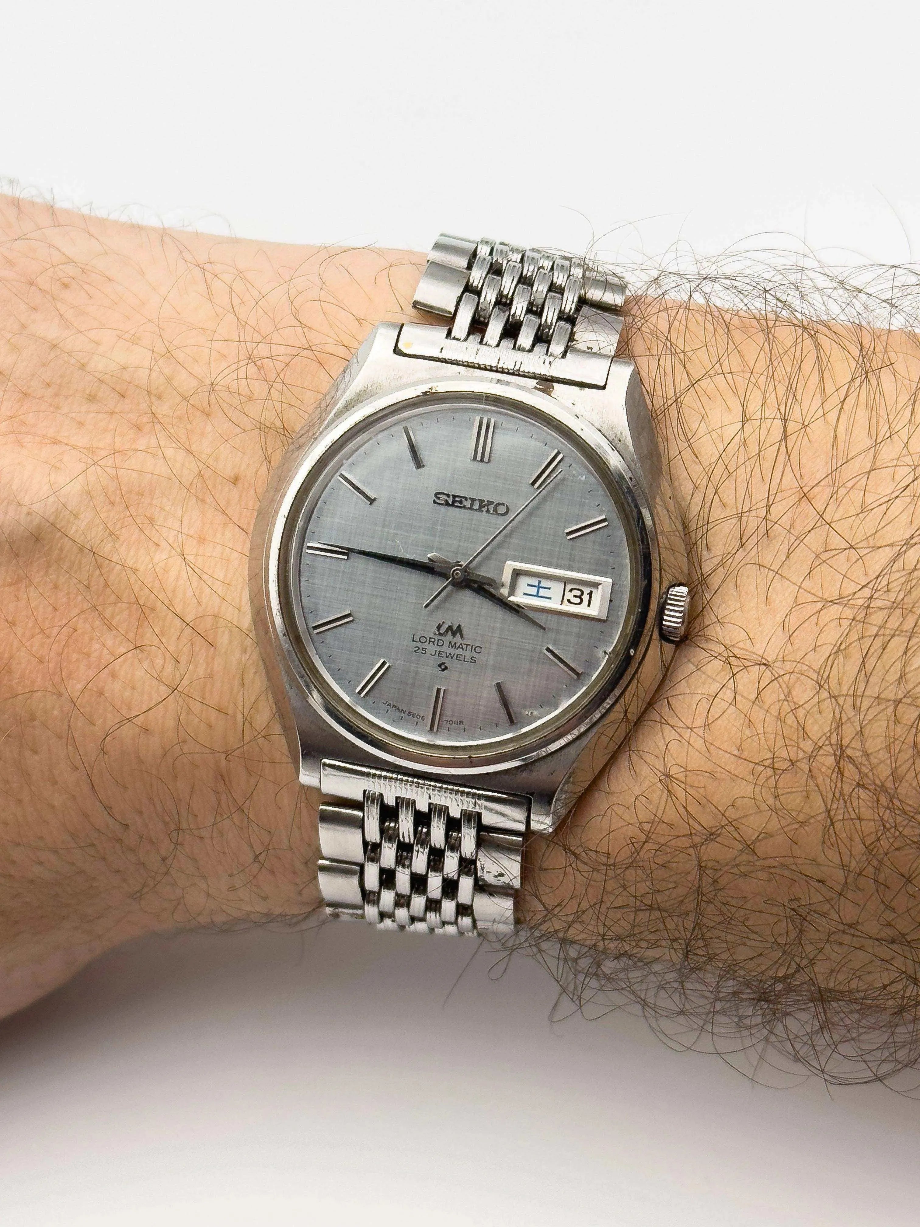 Seiko - Lord Matic Lin Kanji Grey - 1970 - Atelier Victor Paris - Vintage Watch Shop Dubai