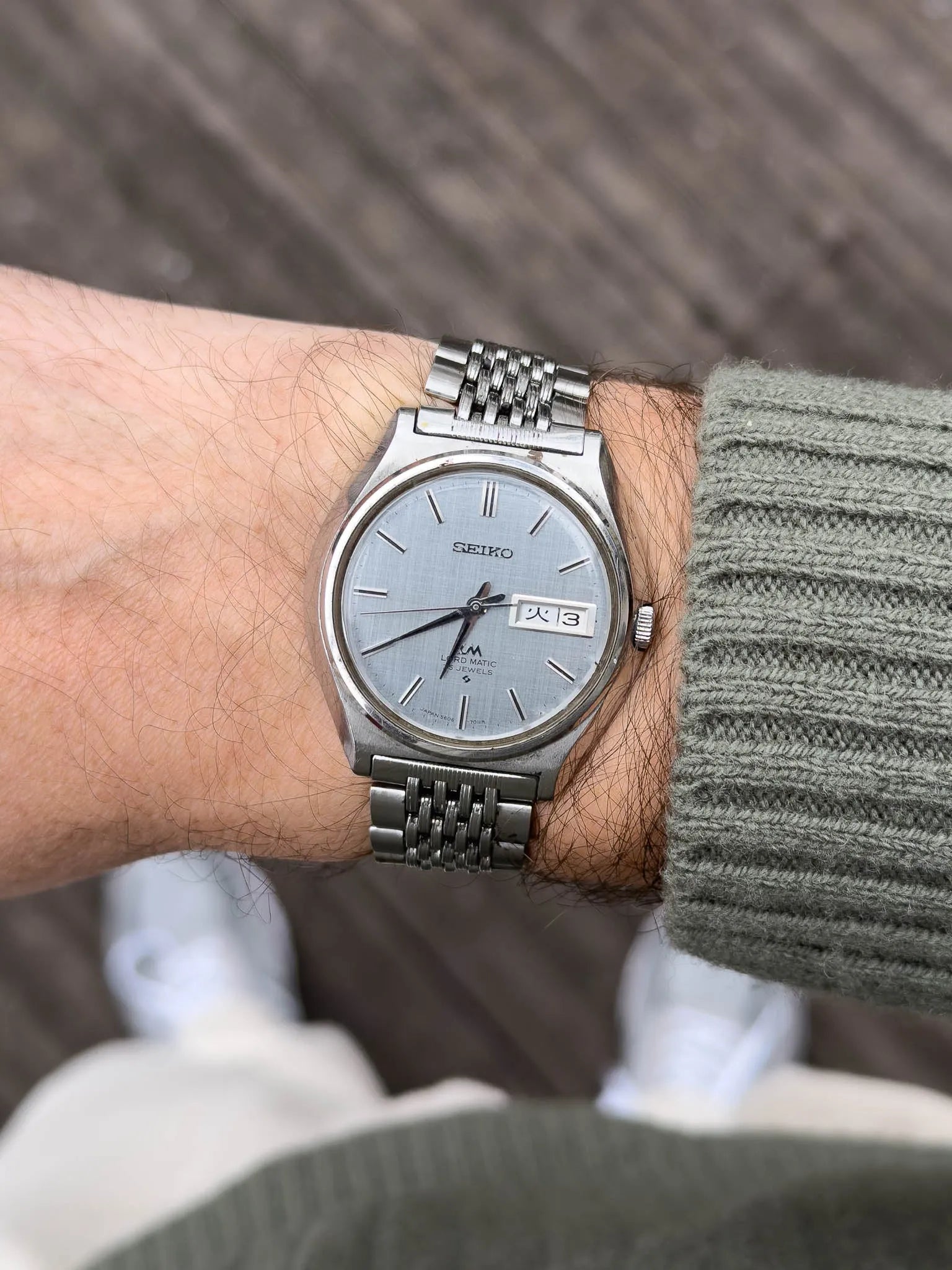 Seiko - Lord Matic Lin Kanji Grey - 1970 - Atelier Victor Paris - Vintage Watch Shop Dubai