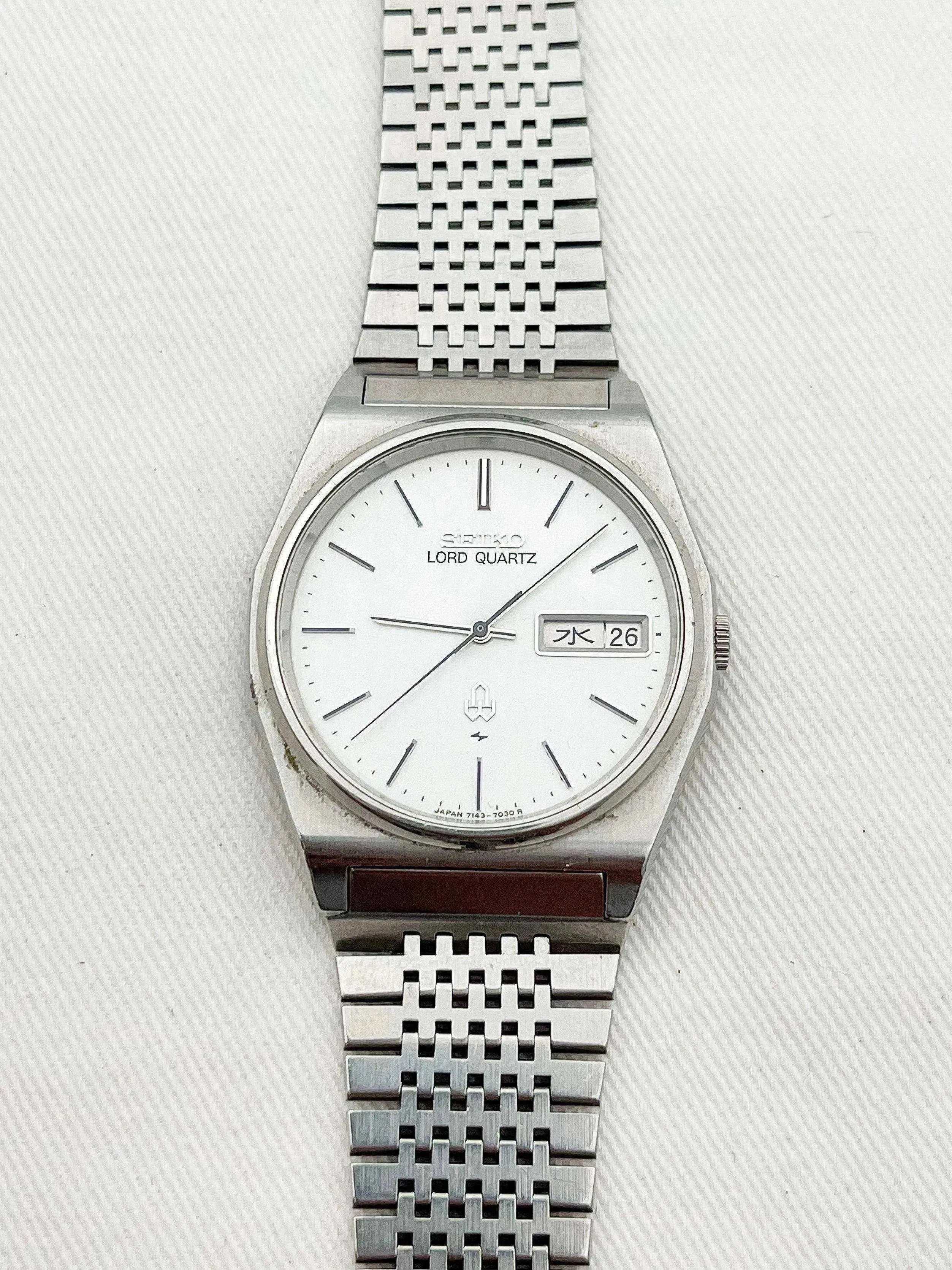 Seiko Lord Quartz - Grey Dial - 1979 - Atelier Victor Paris - Vintage Watch Shop Dubai