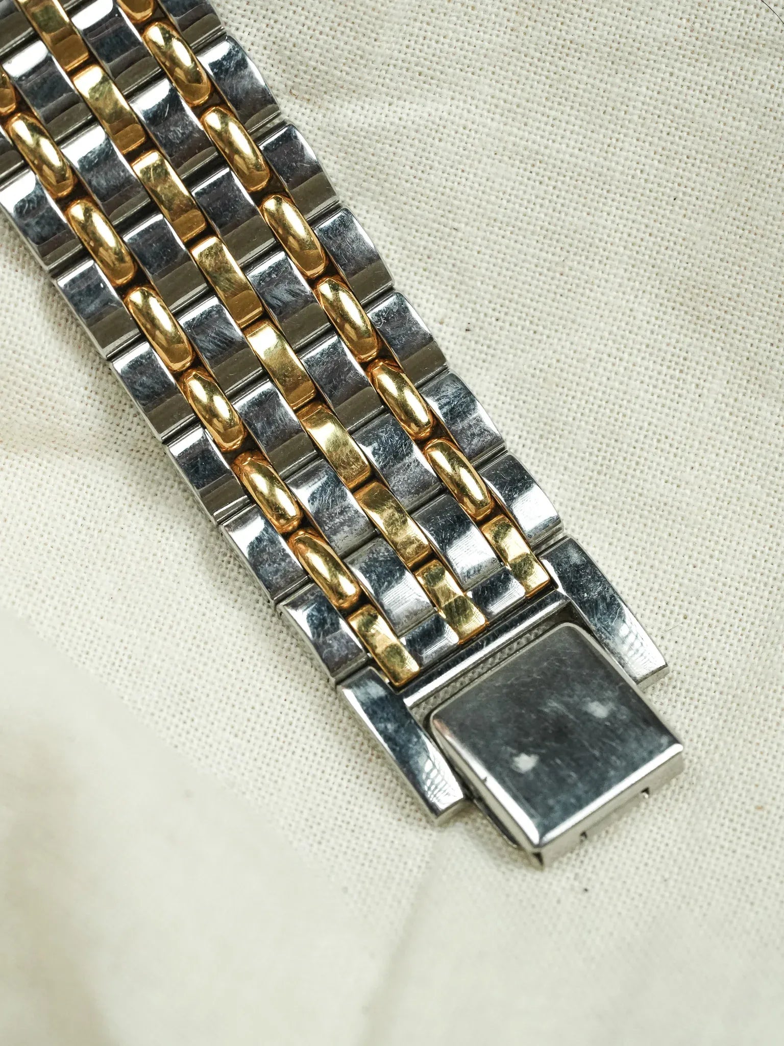 Seiko - Maille 3 Rangées Acier Or - 1994 - Atelier Victor