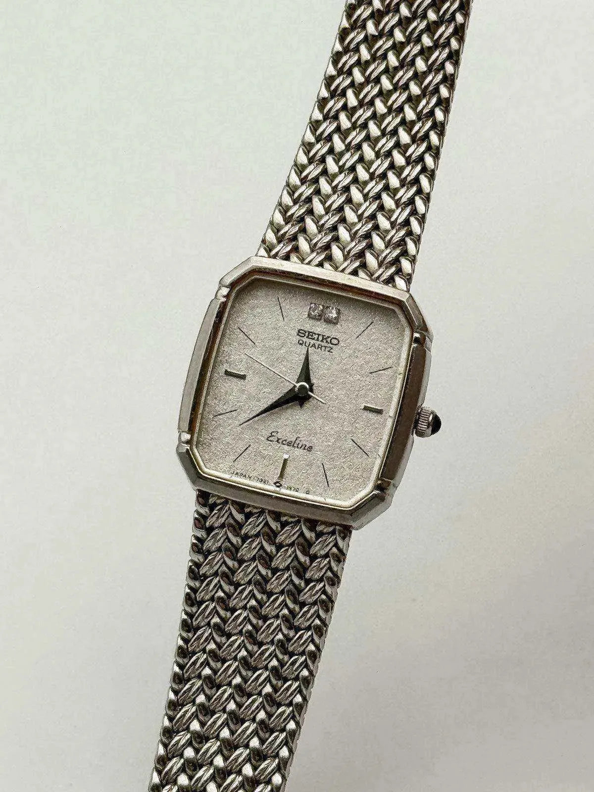 Seiko - Mini Full Steel Cabochon Lady - 1987 - Atelier Victor Paris - Vintage Watch Shop Dubai