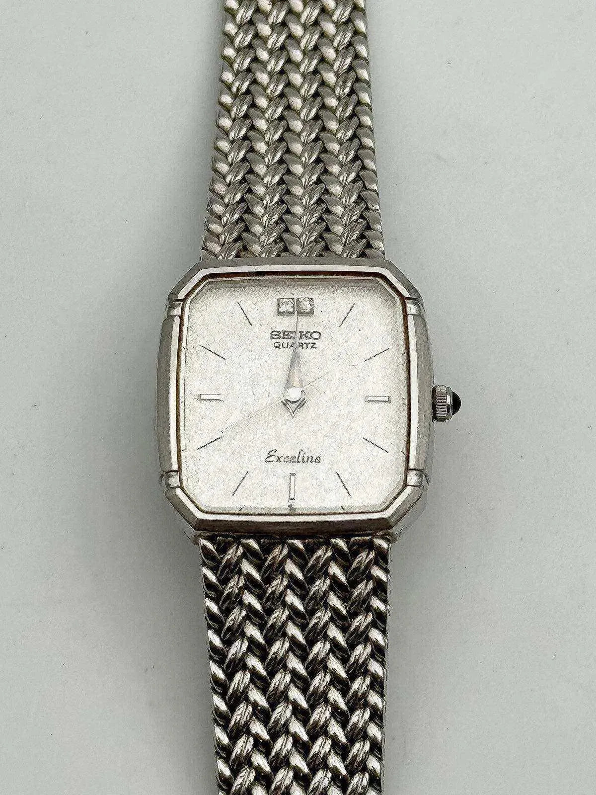 Seiko - Mini Full Steel Cabochon Lady - 1987 - Atelier Victor Paris - Vintage Watch Shop Dubai