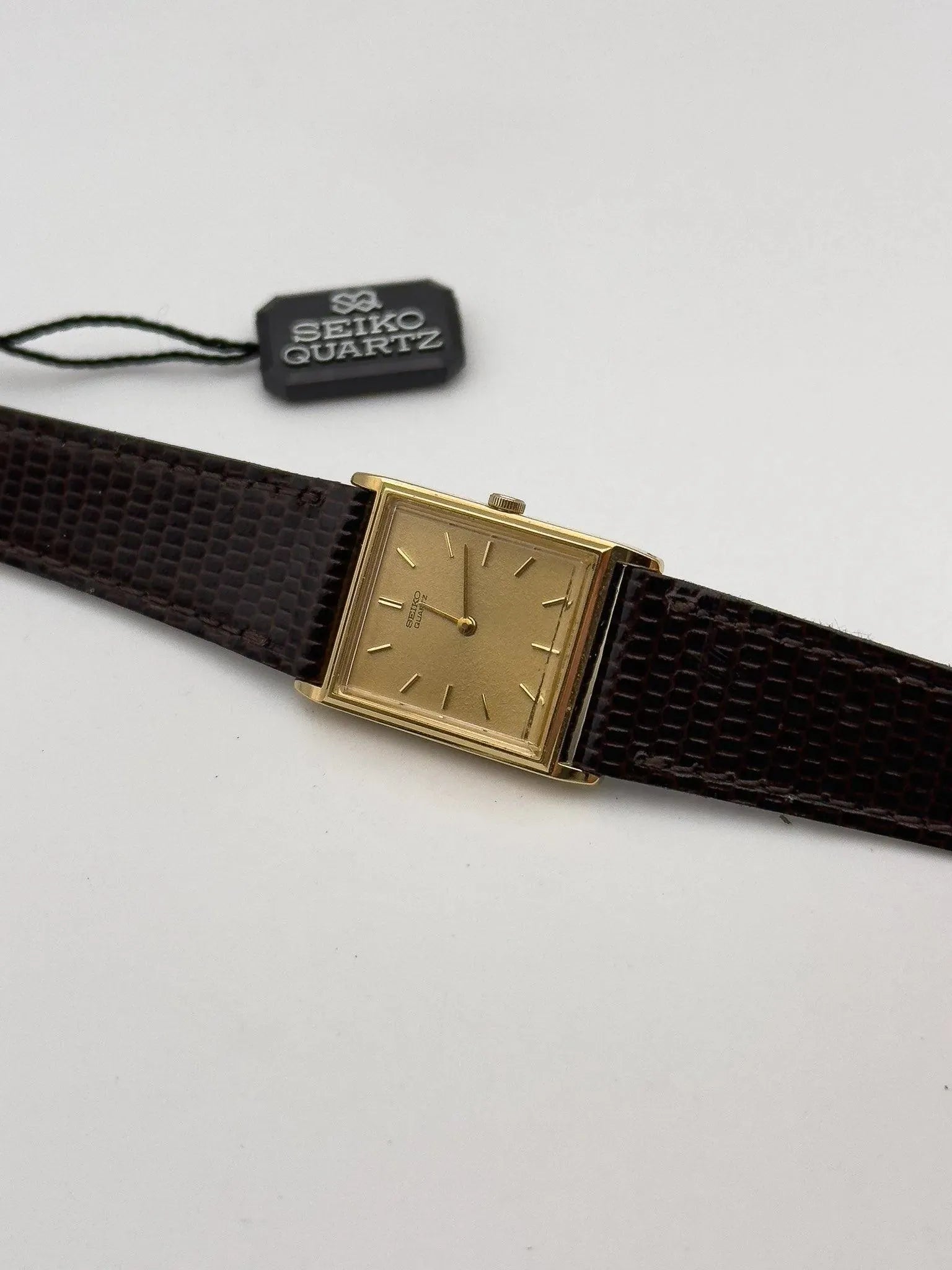 Seiko - Mini Tank NOS - 1984 - Atelier Victor Paris - Vintage Watch Shop Dubai