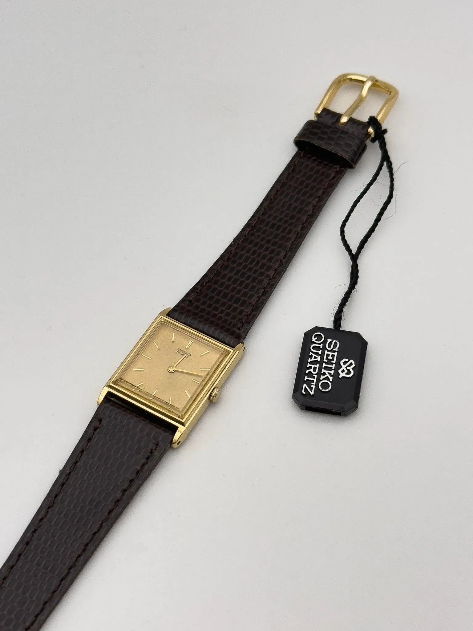 Seiko - Mini Tank NOS - 1984 - Atelier Victor Paris - Vintage Watch Shop Dubai
