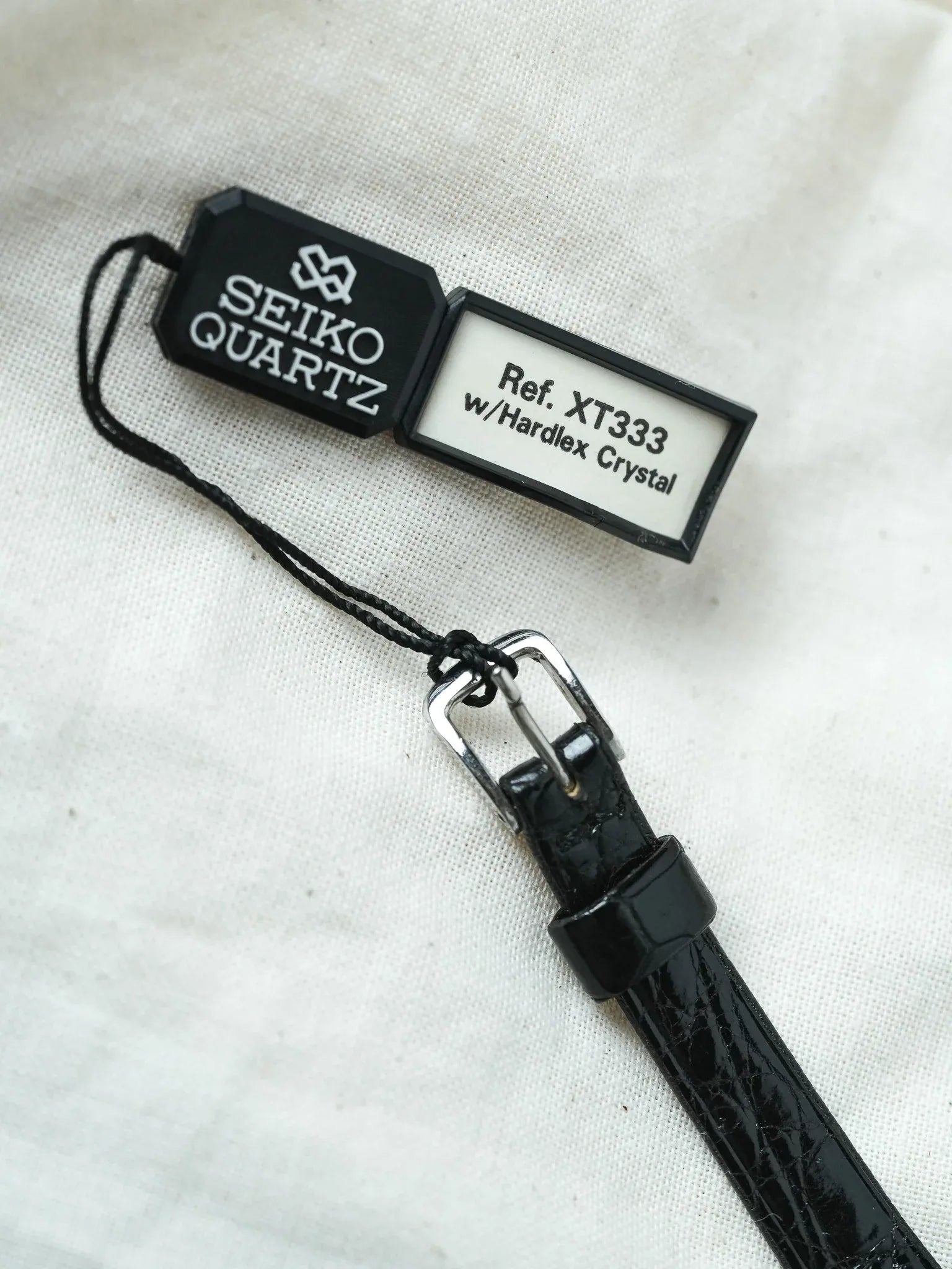 Seiko - Mini Tank Octogonale Acier Blanc Romain - NOS - 1984 - Atelier Victor