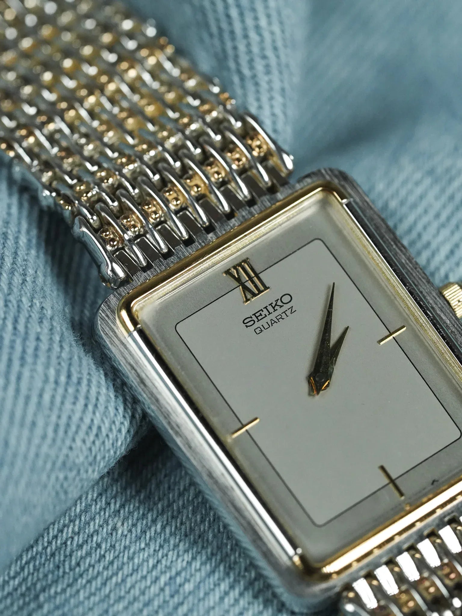 Seiko - Montre habillée Acier Or - 1994 - Atelier Victor - Vintage  Shop