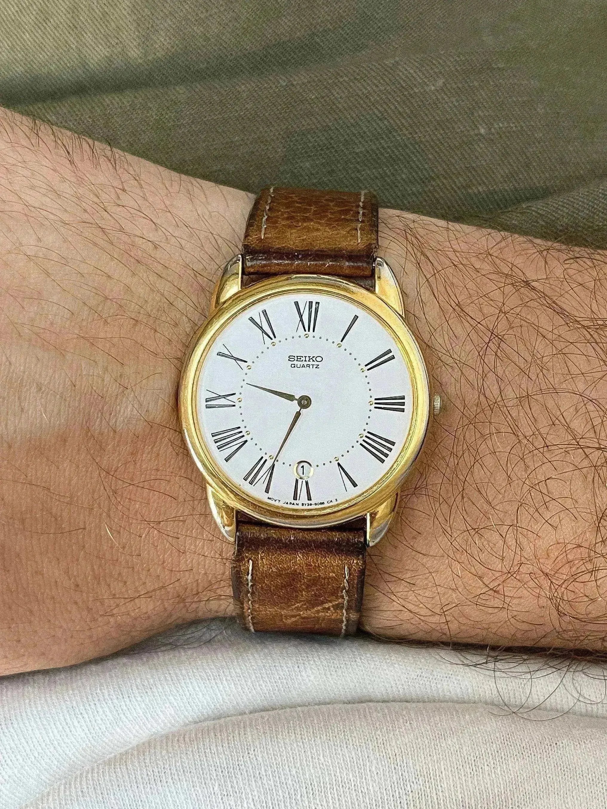 Seiko - Or Index Romain - 1990 - Atelier Victor