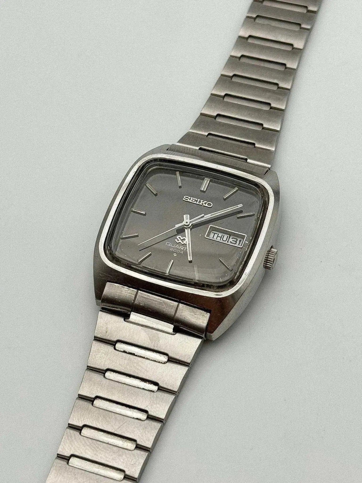 Seiko - Oversize Cadran TV noir - 1976 - Atelier Victor