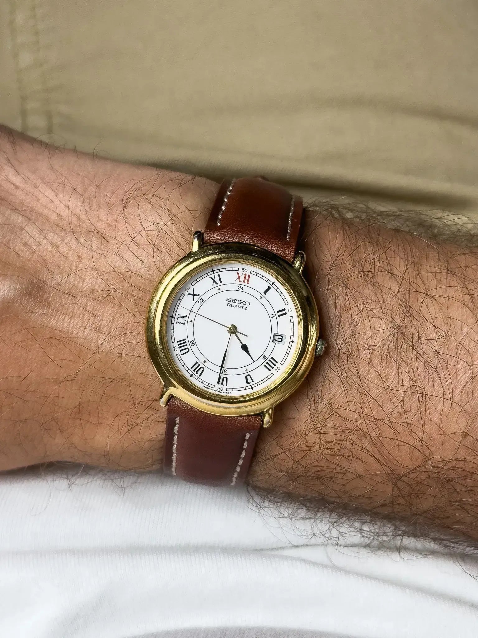 Seiko - Gold Plated Roman 24h - 1989 - Atelier Victor