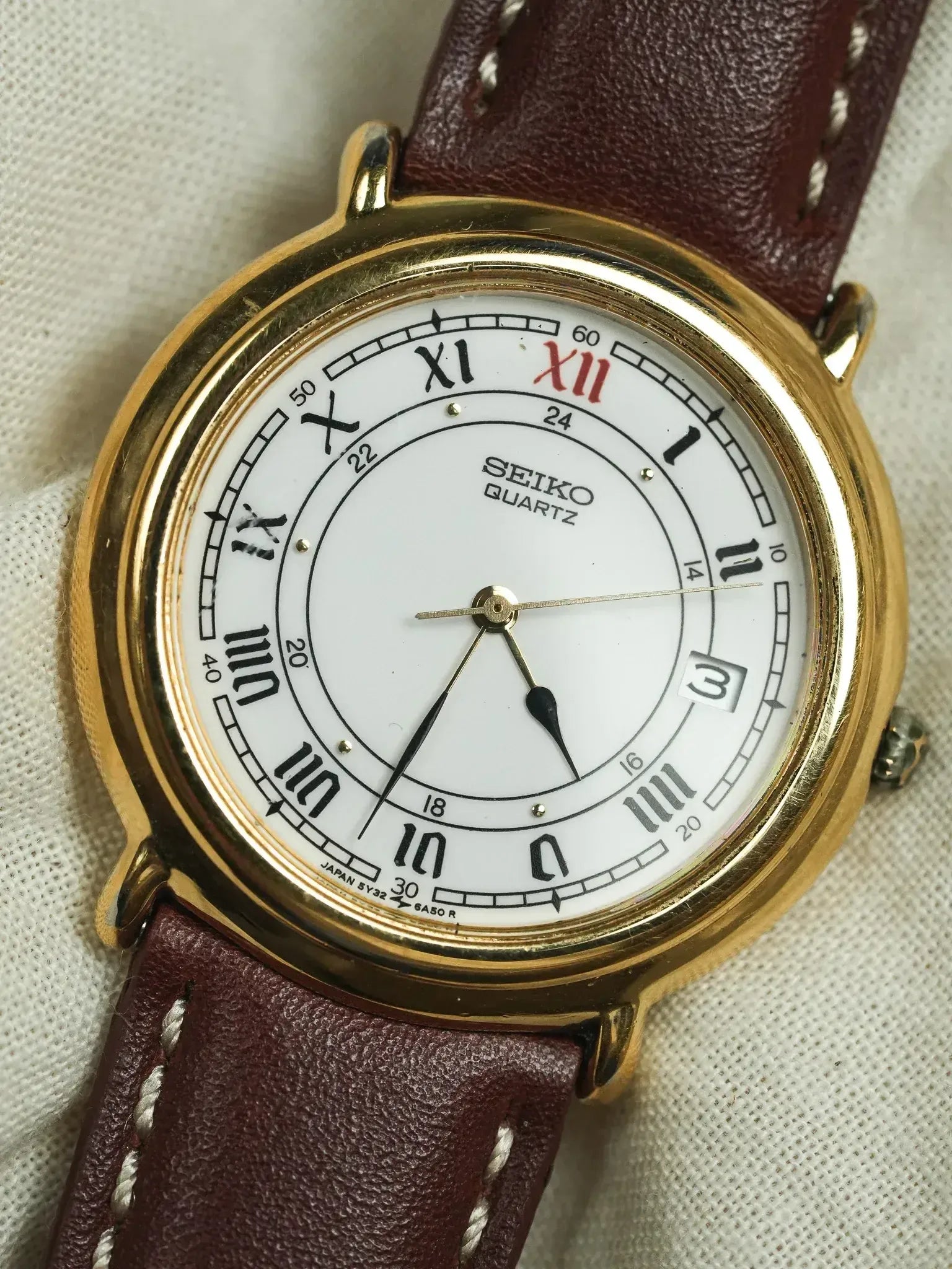Seiko - Gold Plated Roman 24h - 1989 - Atelier Victor