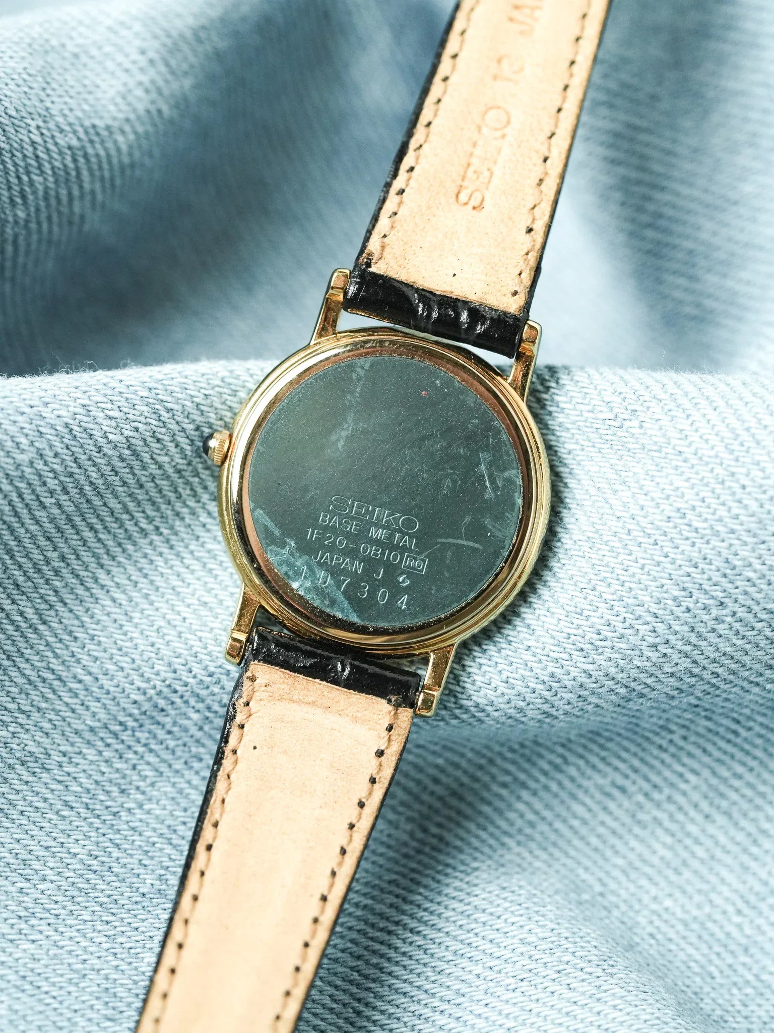 Seiko - Ronde Or Cadran Romain Blanc - NOS - 1991 - Atelier Victor - Vintage  Shop