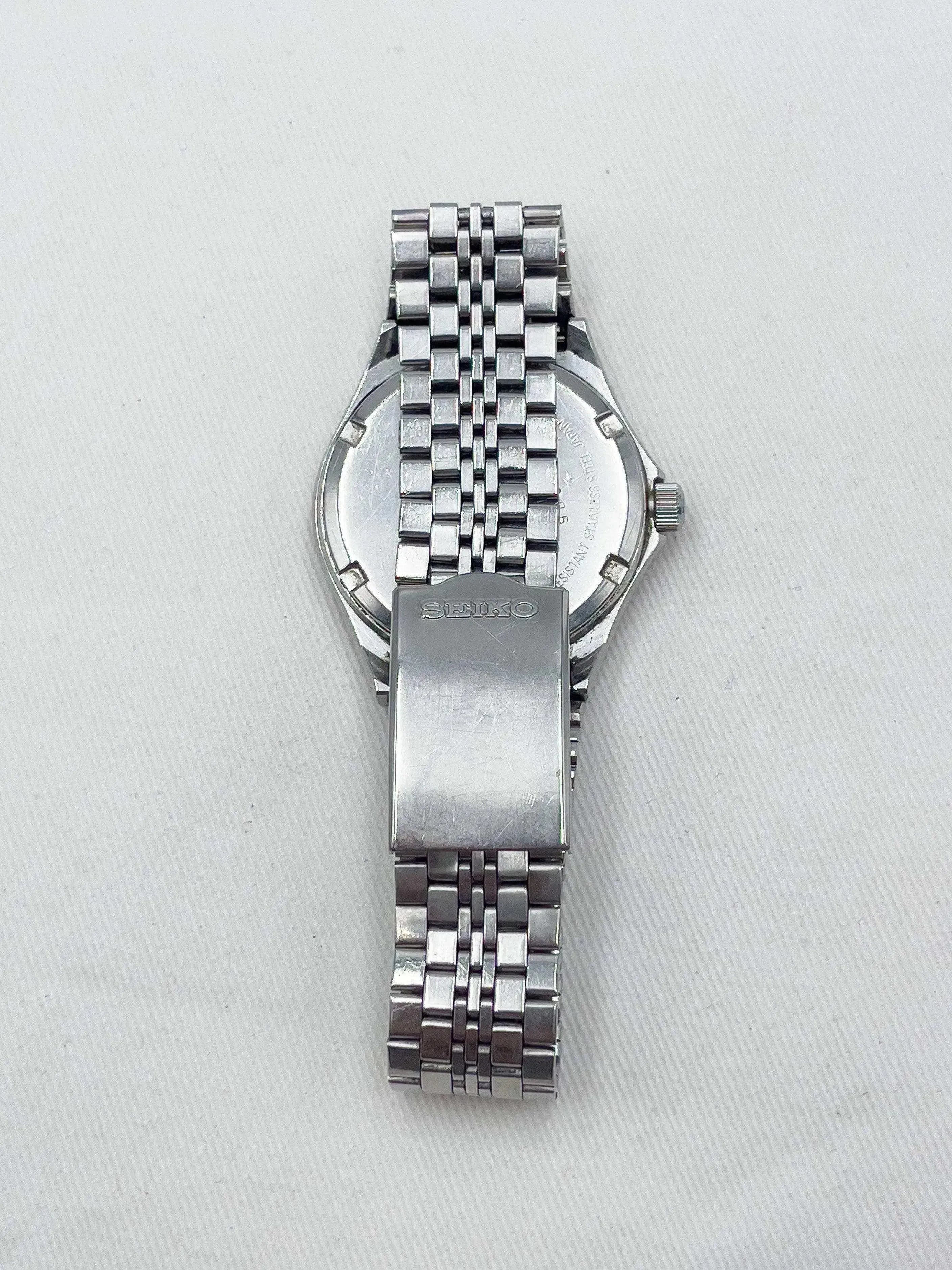 Seiko - Silverwave Acier cadran noir - 1979 - Atelier Victor