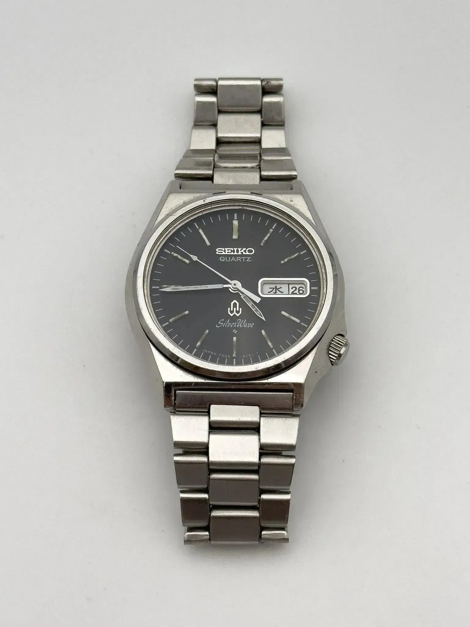 Seiko - Silverwave Black Daydate - Box - 1979