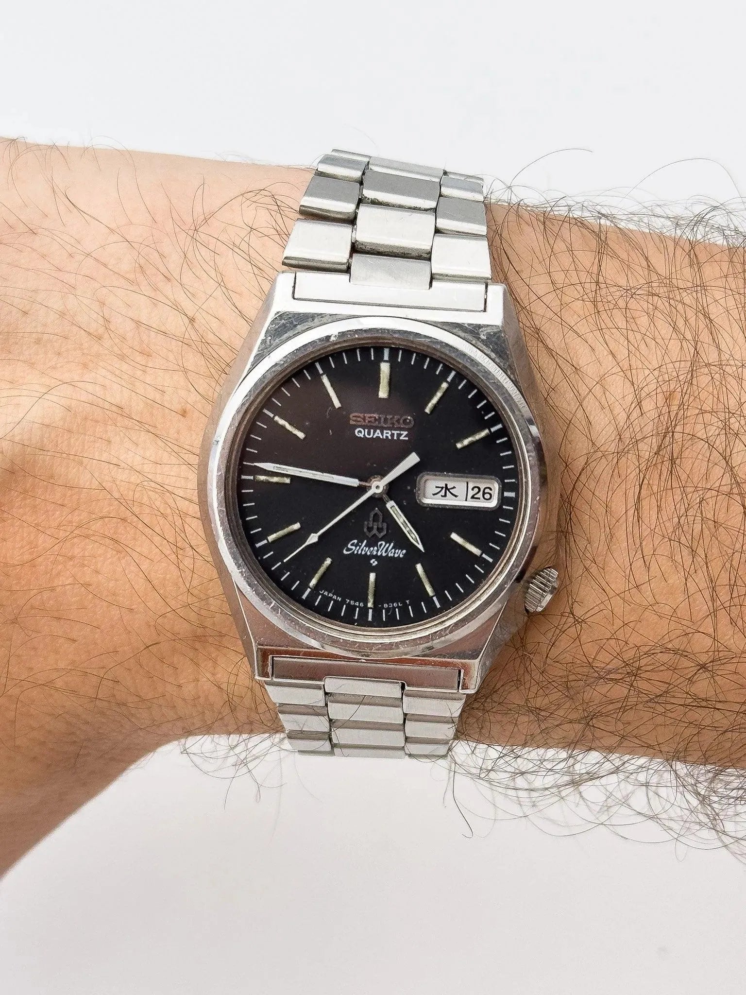 Seiko - Silverwave Black Daydate - Box - 1979 - Atelier Victor Paris - Vintage Watch Shop Dubai