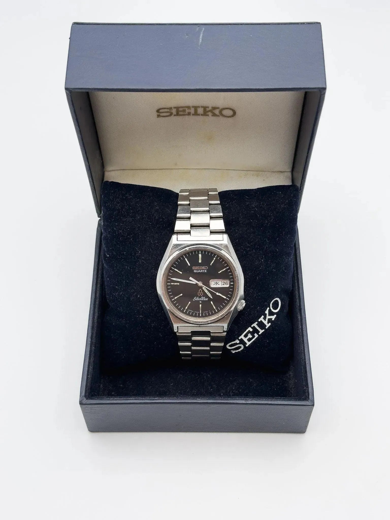 Seiko - Silverwave Black Daydate - Box - 1979 - Atelier Victor Paris - Vintage Watch Shop Dubai