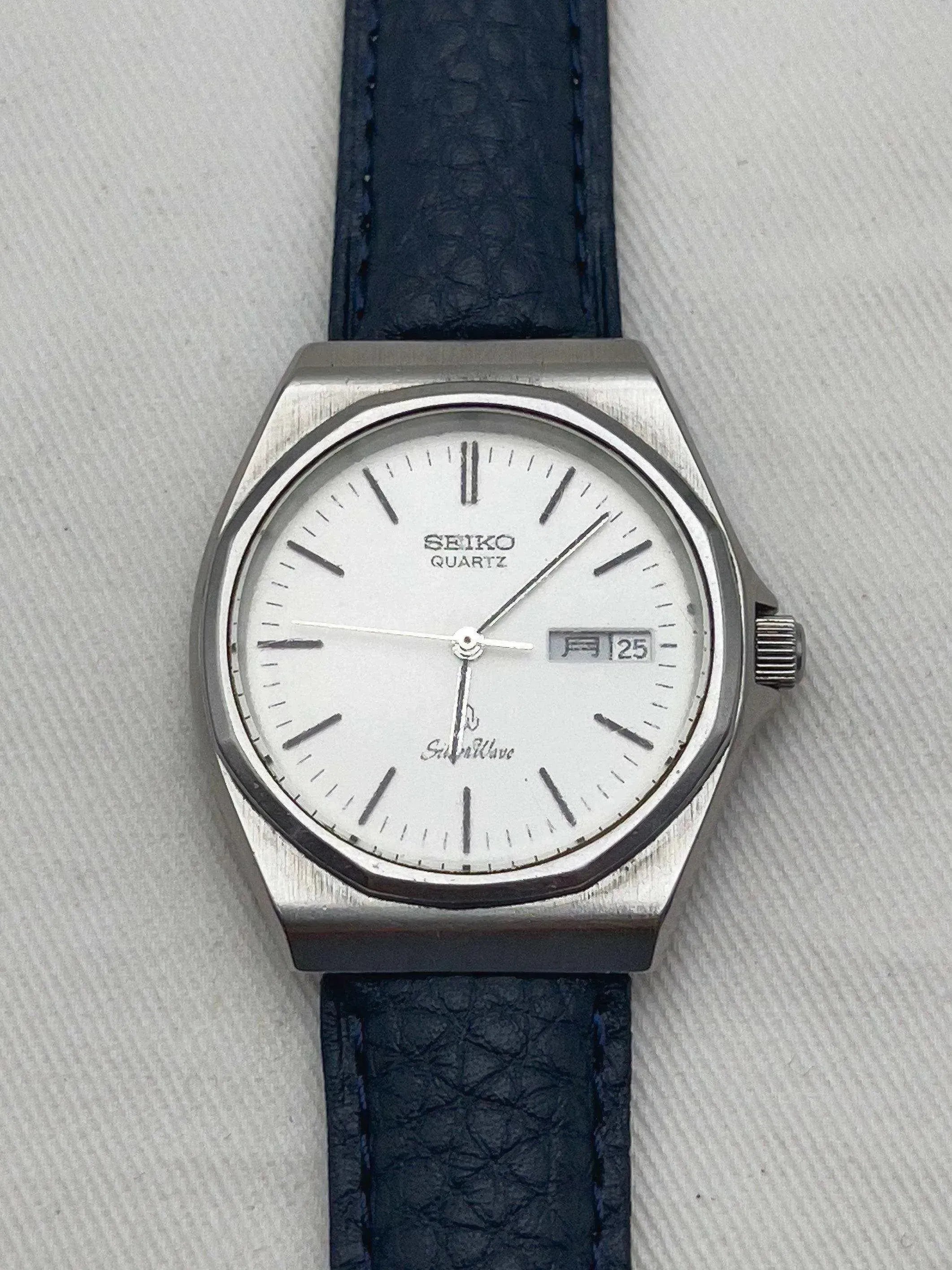 Seiko - Silverwave Kanji Daydate Blanc - 1982 - Atelier Victor