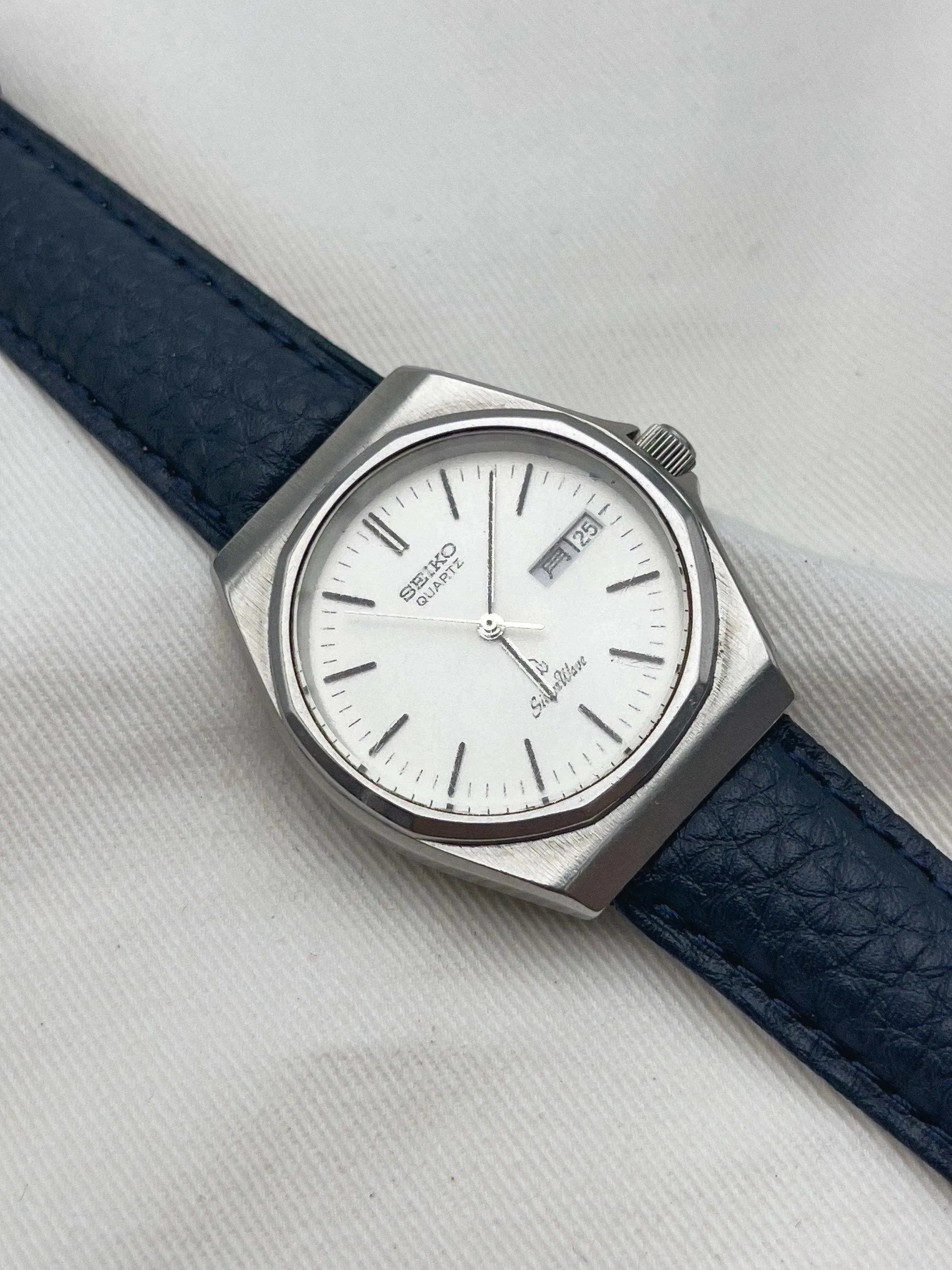Seiko - Silverwave Kanji Daydate Blanc - 1982 - Atelier Victor
