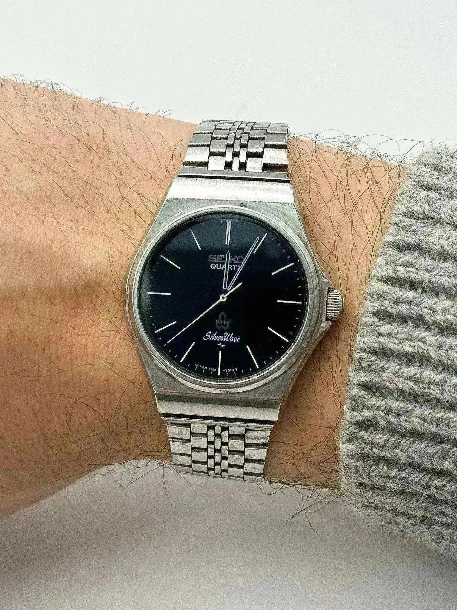 Seiko - Silverwave Night Blue / Black Dial - 1979
