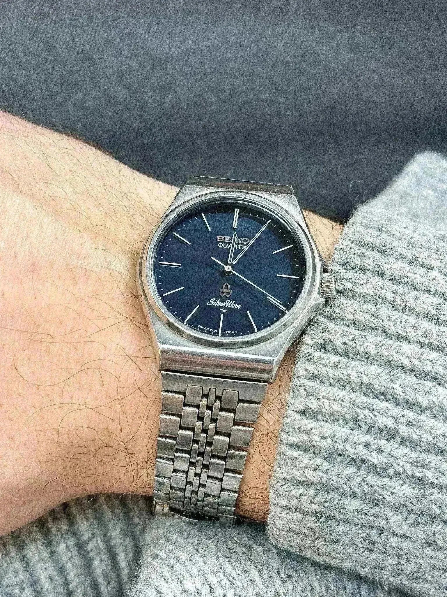 Seiko - Silverwave Night Blue / Black Dial - 1979