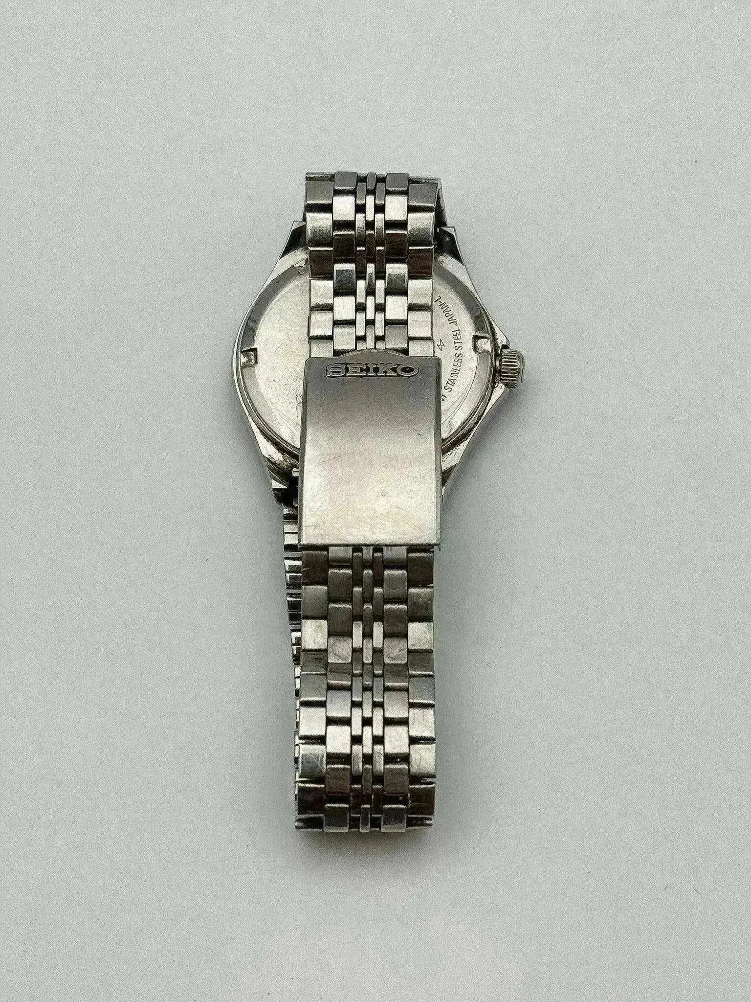 Montre Seiko Vintage Silverwave - Cadran Noir - Rare - Occasion