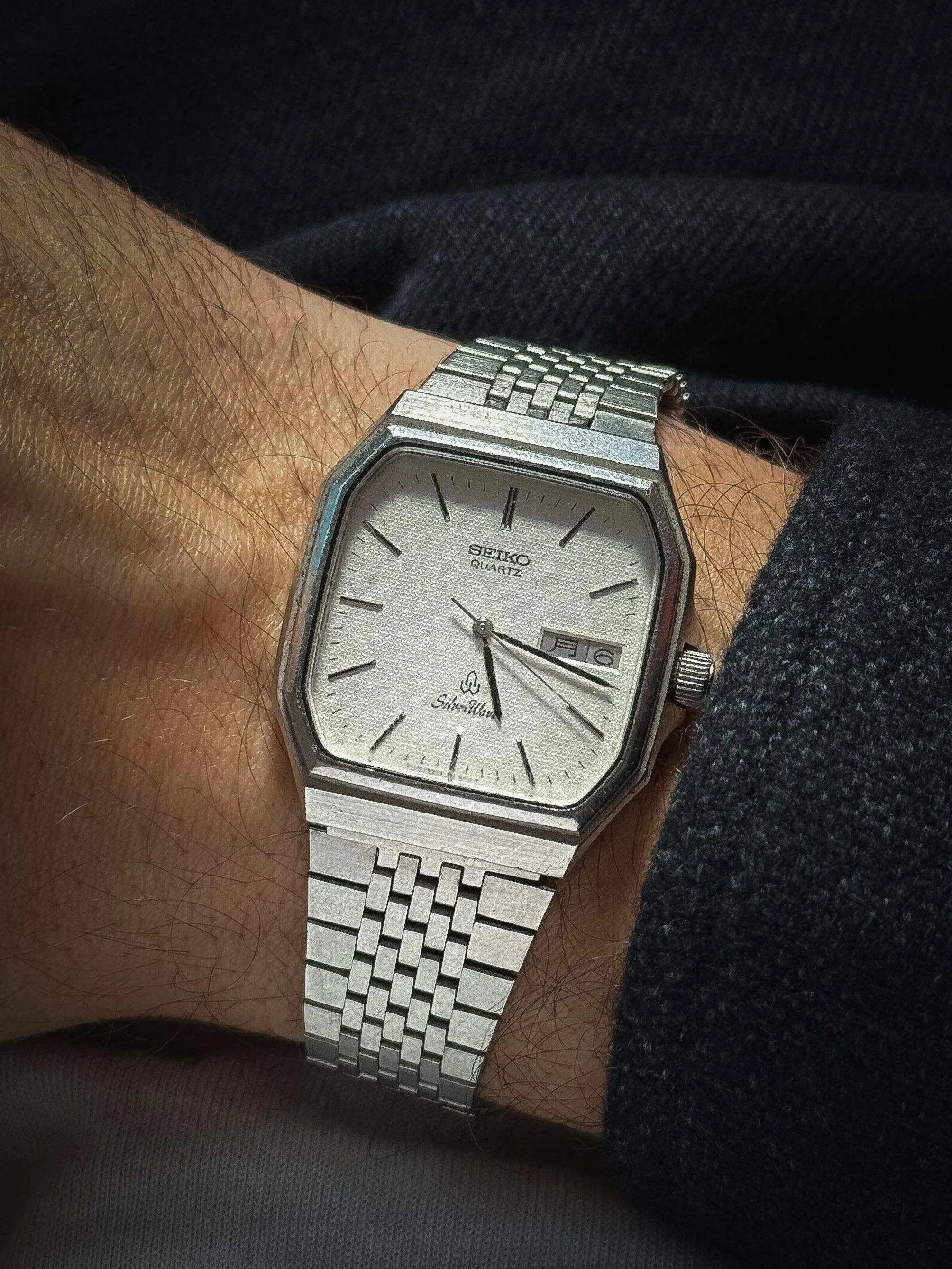 Seiko - Silverwave Square Kanji - 1982 - Atelier Victor - Vintage  Shop
