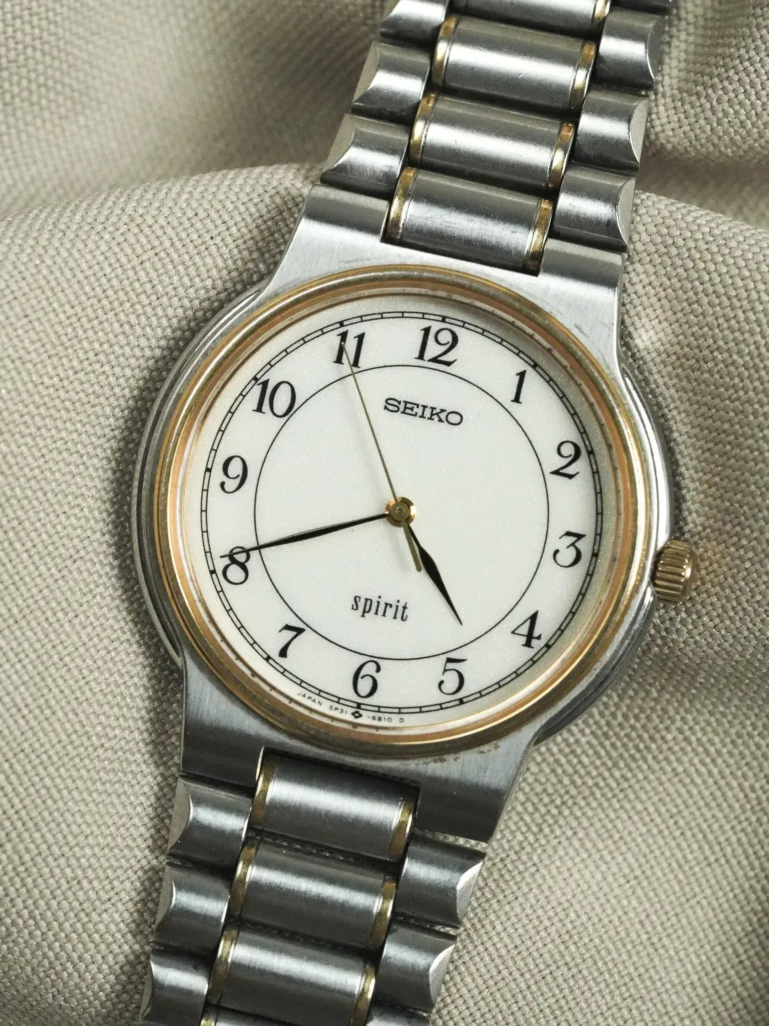 Seiko - Spirit Steel Gold Roman - 1989 display picture 1