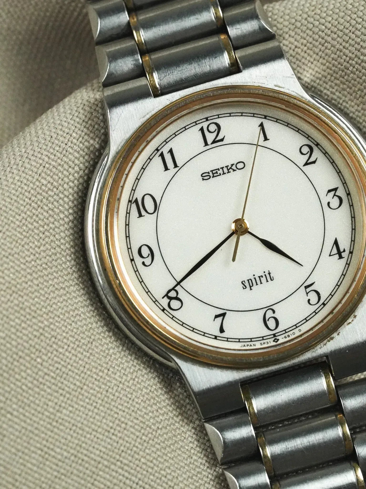 SEIKO SPIRIT TITANIUM チタン デイト コンビ 腕時計 DKG☆送料無料 