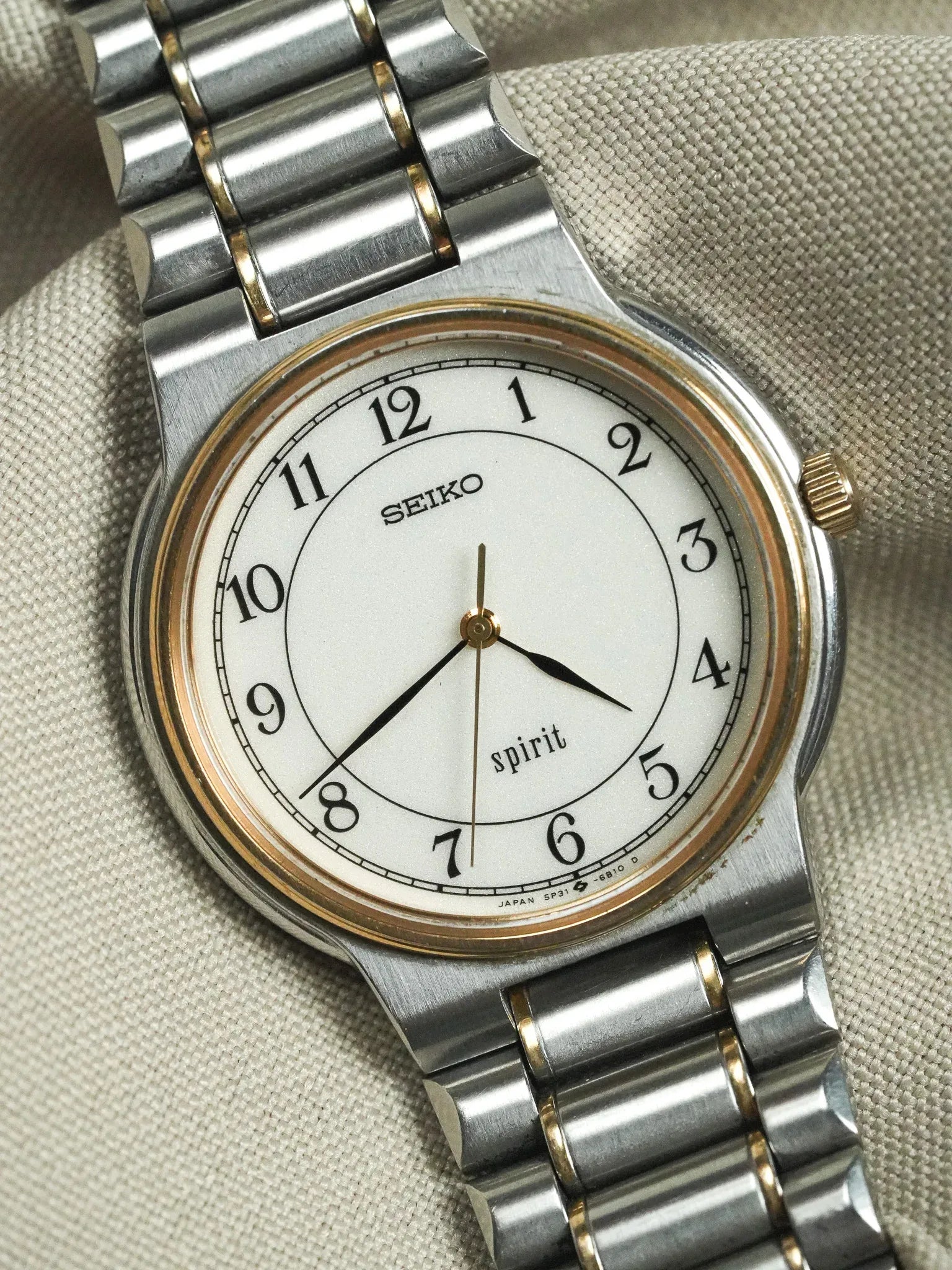 Seiko - Spirit Acier Or Romain - 1989 - Atelier Victor