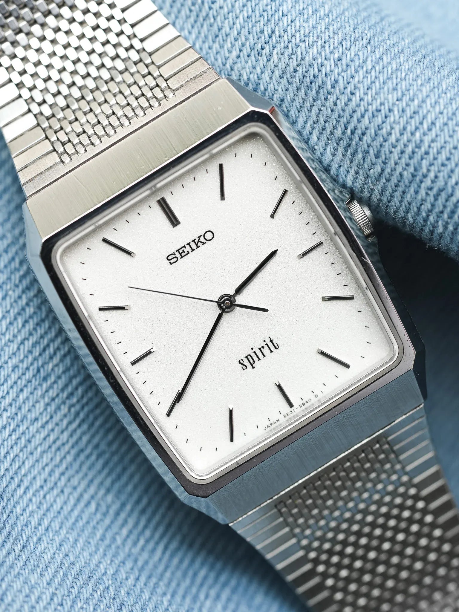 Seiko - Spirit Dust acier bracelet intégré - 1996 - Atelier Victor