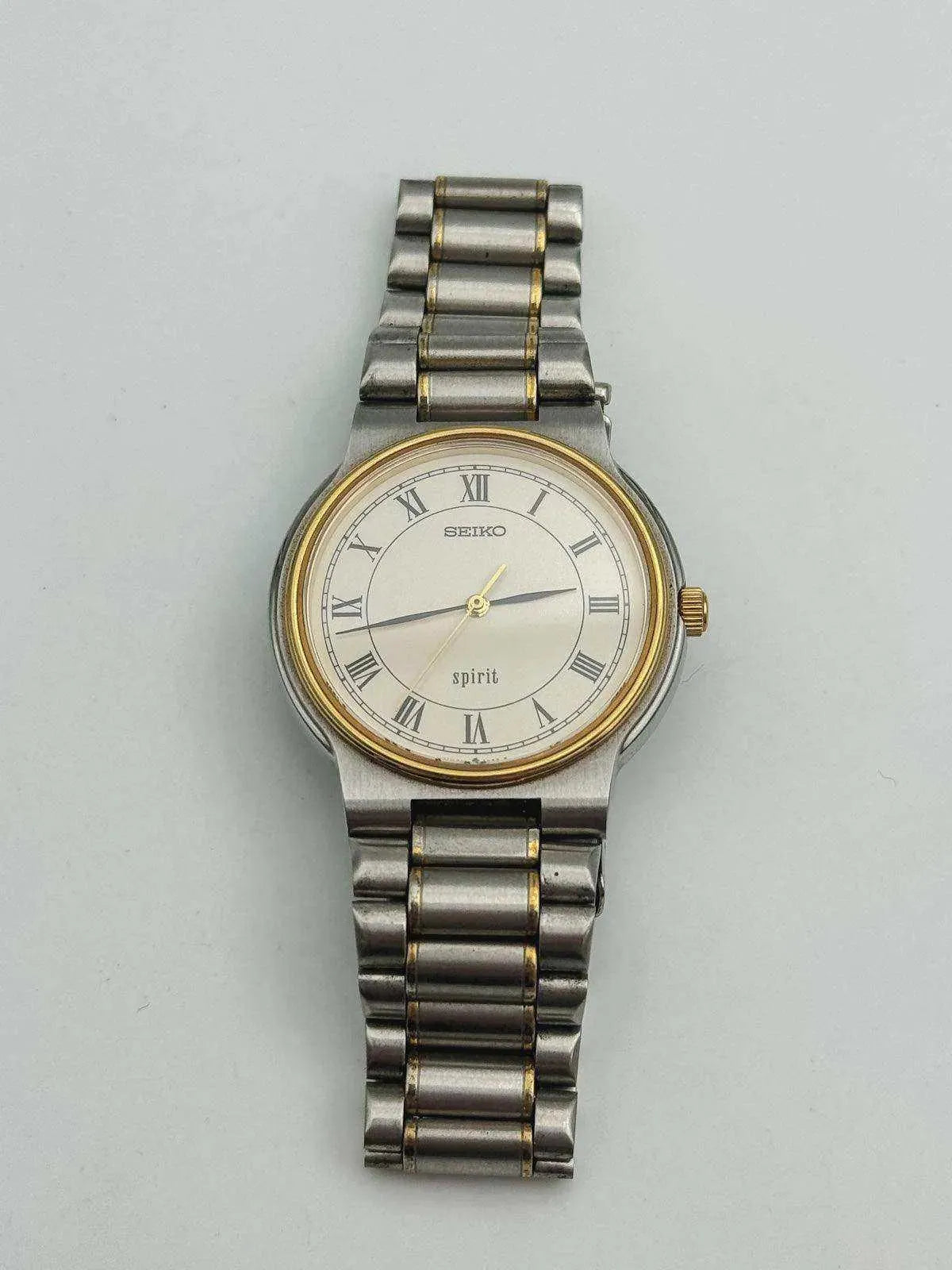 Seiko - Spirit Full Steel Two Tones - 1997 - Atelier Victor - Vintage  Shop