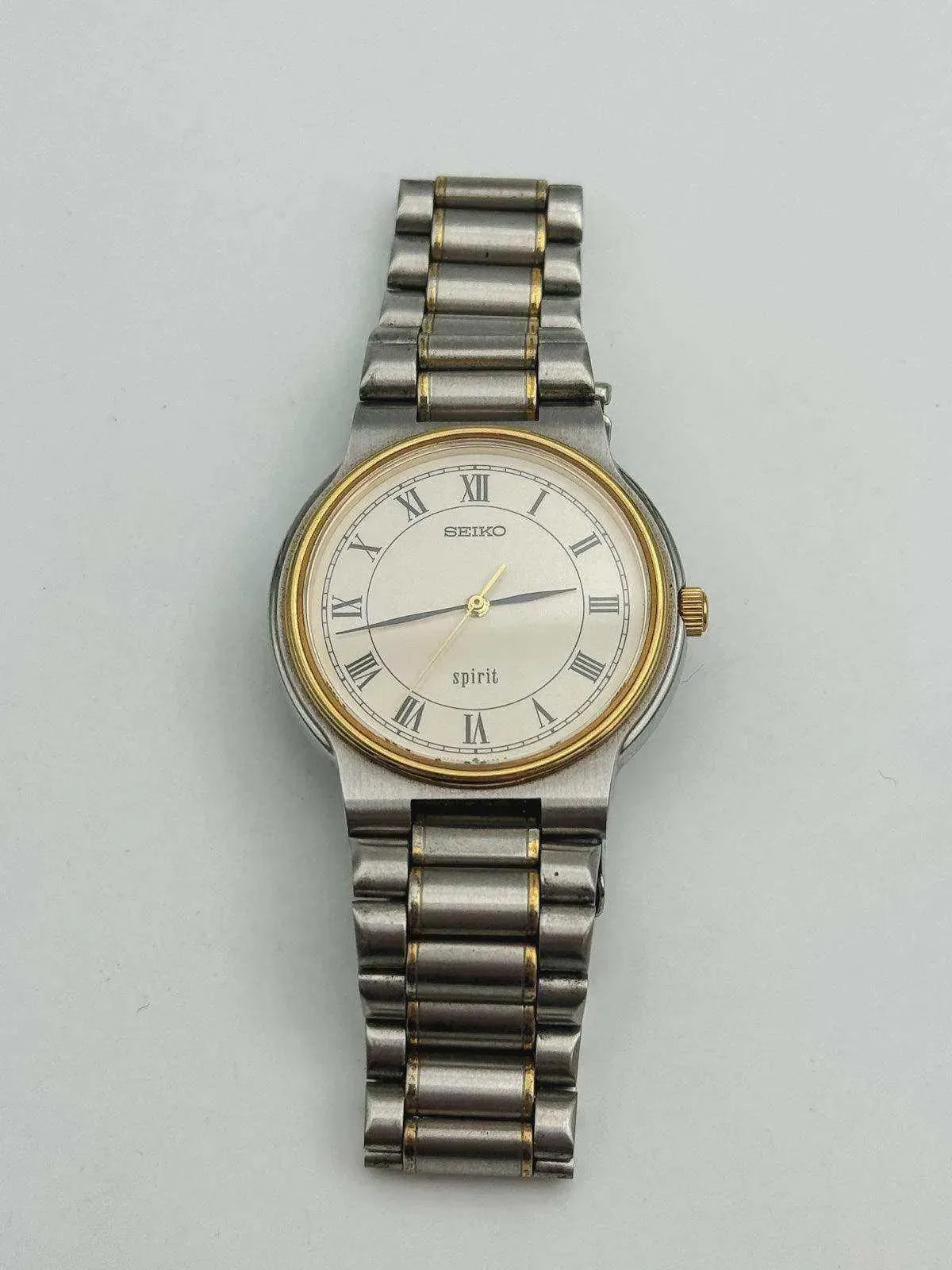 Seiko - Spirit Full Steel Two Tones - 1997 - Atelier Victor - Vintage  Shop
