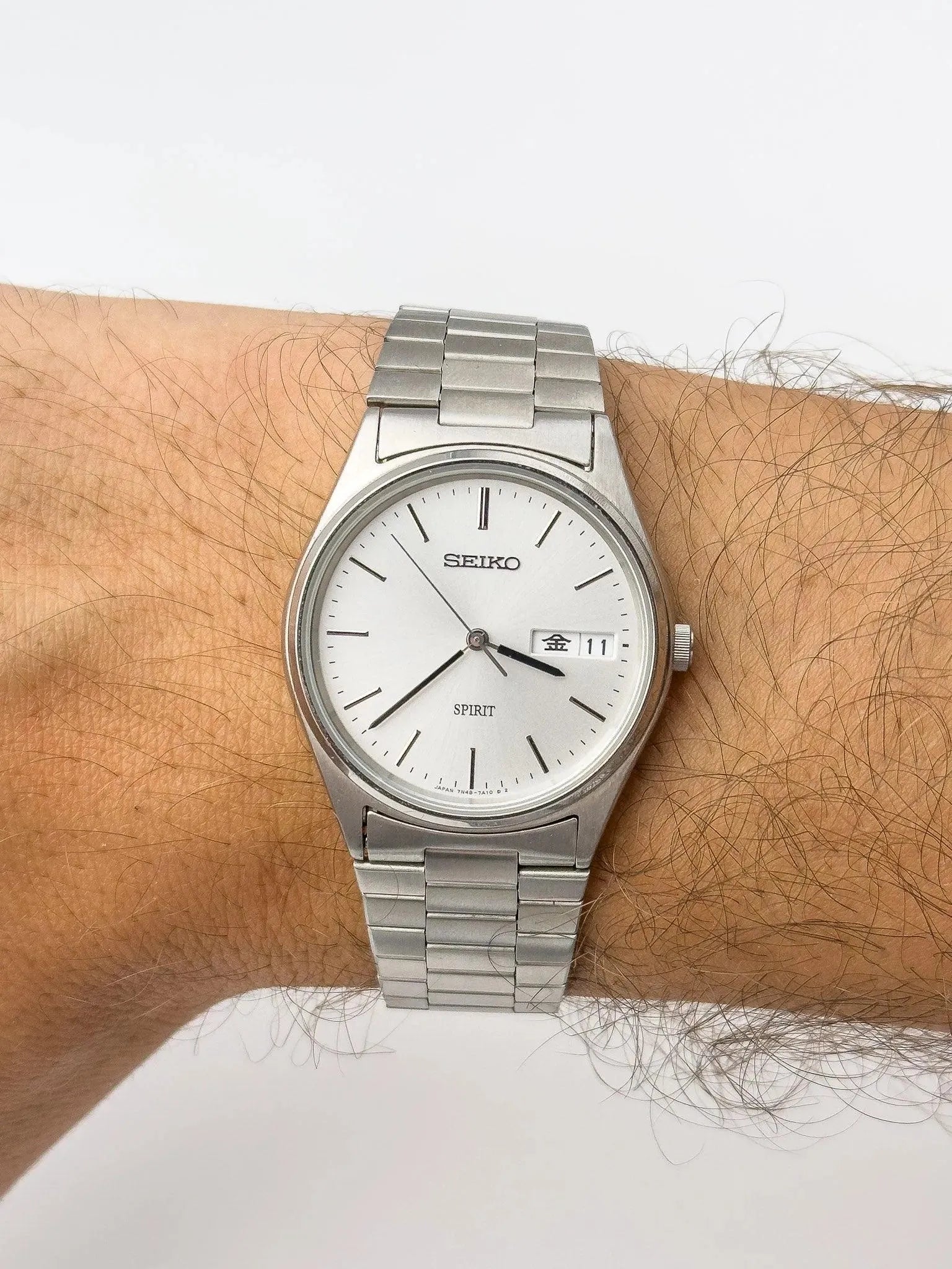 Seiko - Spirit Silver Daydate Kanji - 1996 - Atelier Victor Paris - Vintage Watch Shop Dubai