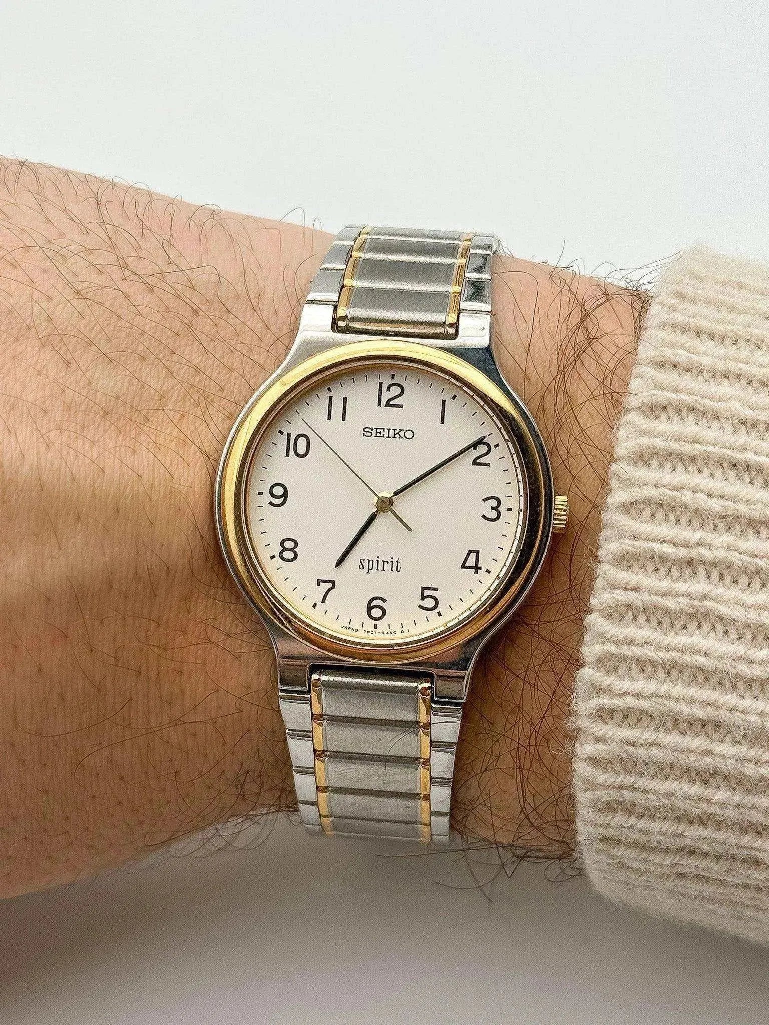 Seiko - Spirit Steel & Gold NOS - 1990’s - Atelier Victor - Vintage  Shop