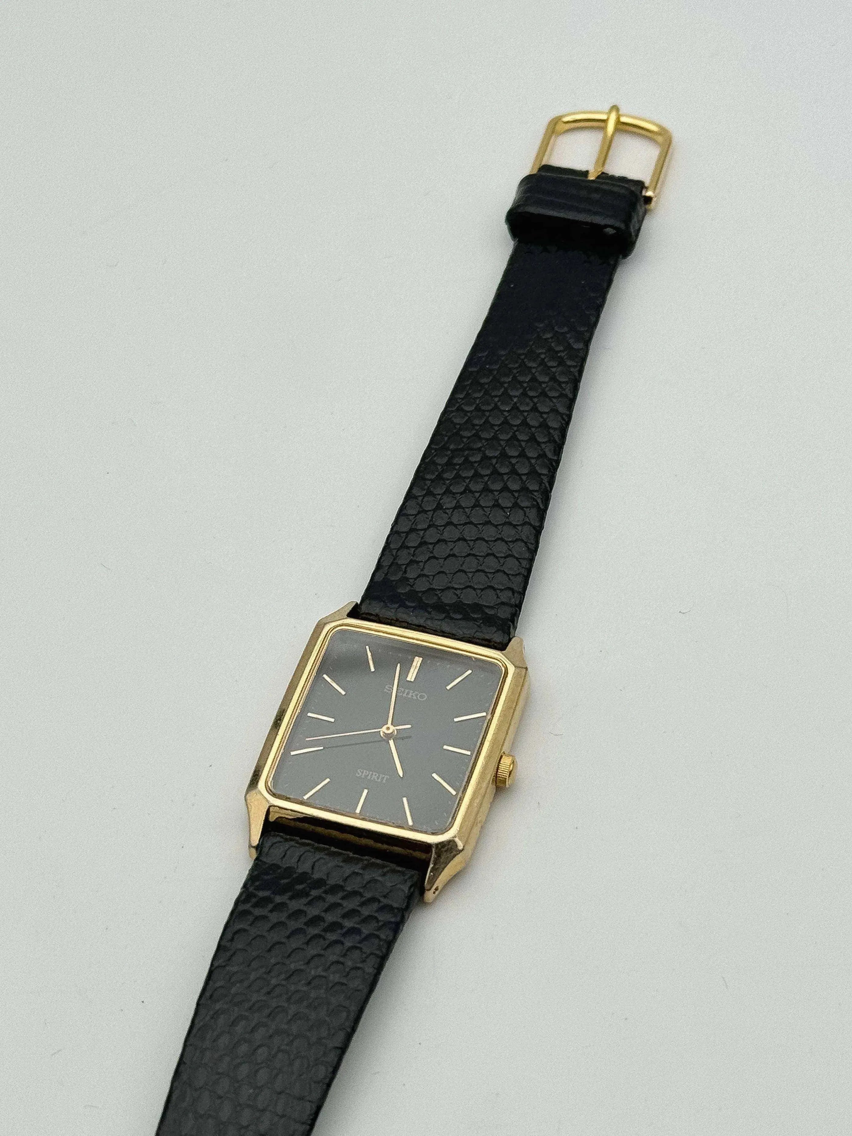 Seiko - Spirit Tank Black - 2003 - Atelier Victor Paris - Vintage Watch Shop Dubai