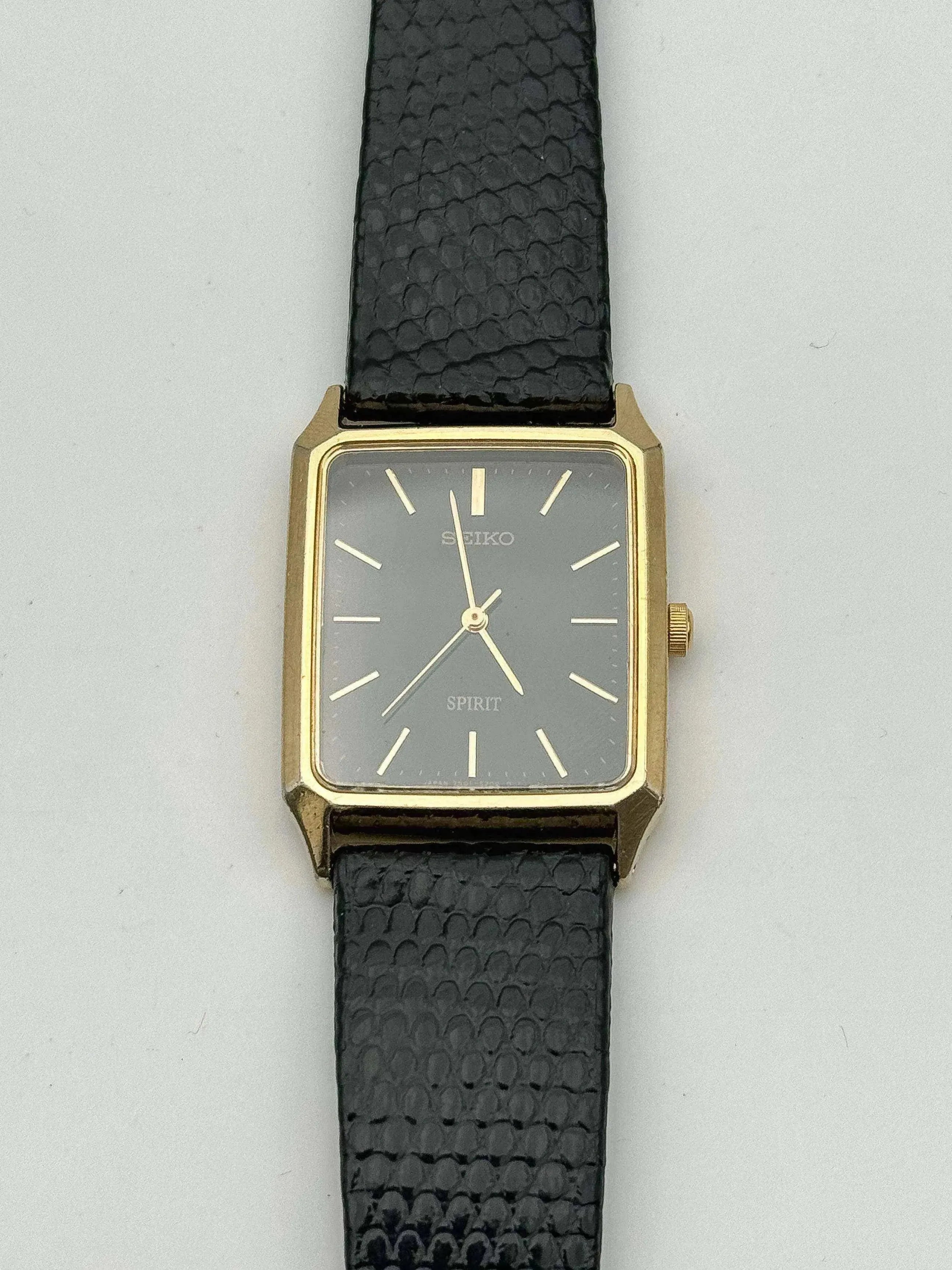 Seiko - Spirit Tank Black - 2003 - Atelier Victor Paris - Vintage Watch Shop Dubai