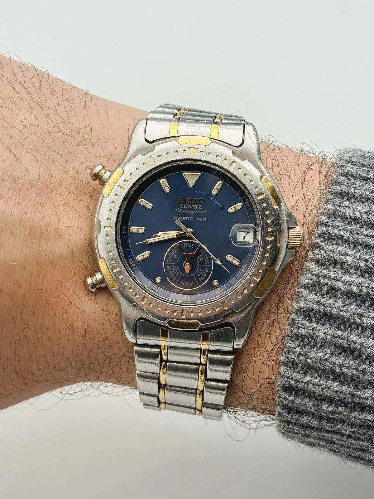 Seiko - Sports 150 Blue Dial - 1991 - Atelier Victor Paris - Vintage Watch Shop Dubai