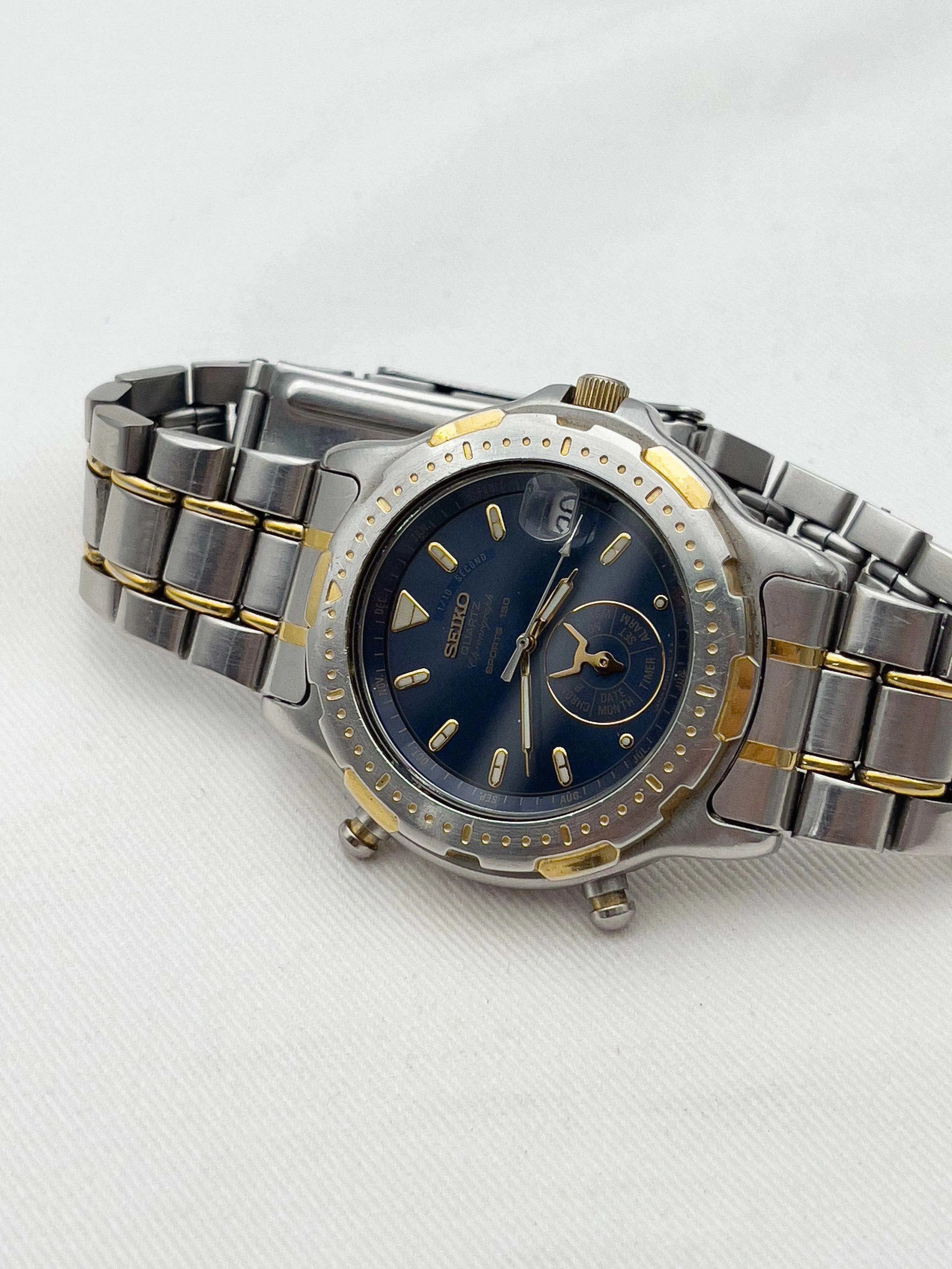 Seiko - Sports 150 Blue Dial - 1991 - Atelier Victor Paris - Vintage Watch Shop Dubai