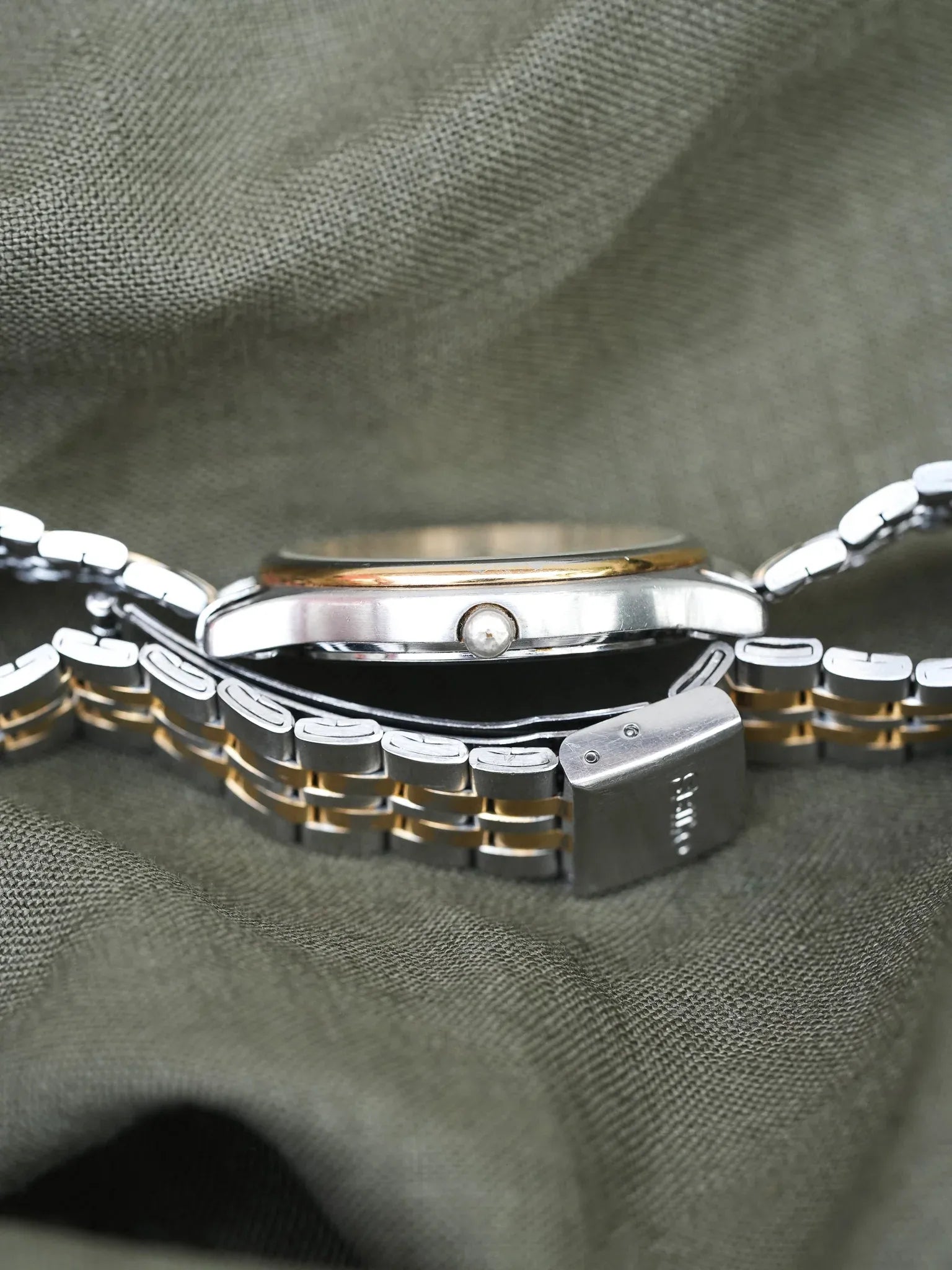 Seiko - SQ Daydate Acier Or Francais Anglais Blanc - 1991 - Atelier Victor