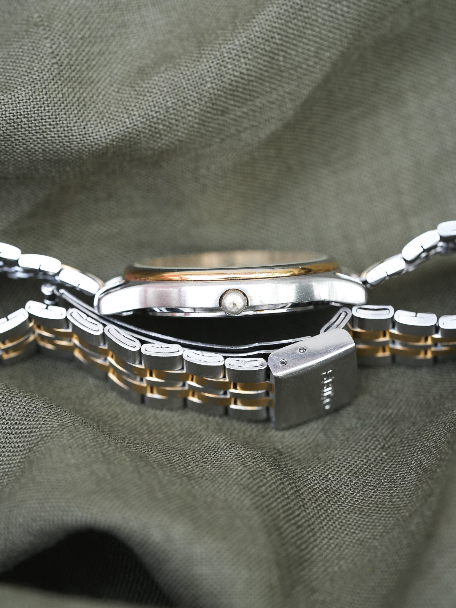 Seiko - SQ Daydate Acier Or Francais Anglais Blanc - 1991 - Atelier Victor Paris - Vintage Watch Shop Dubai