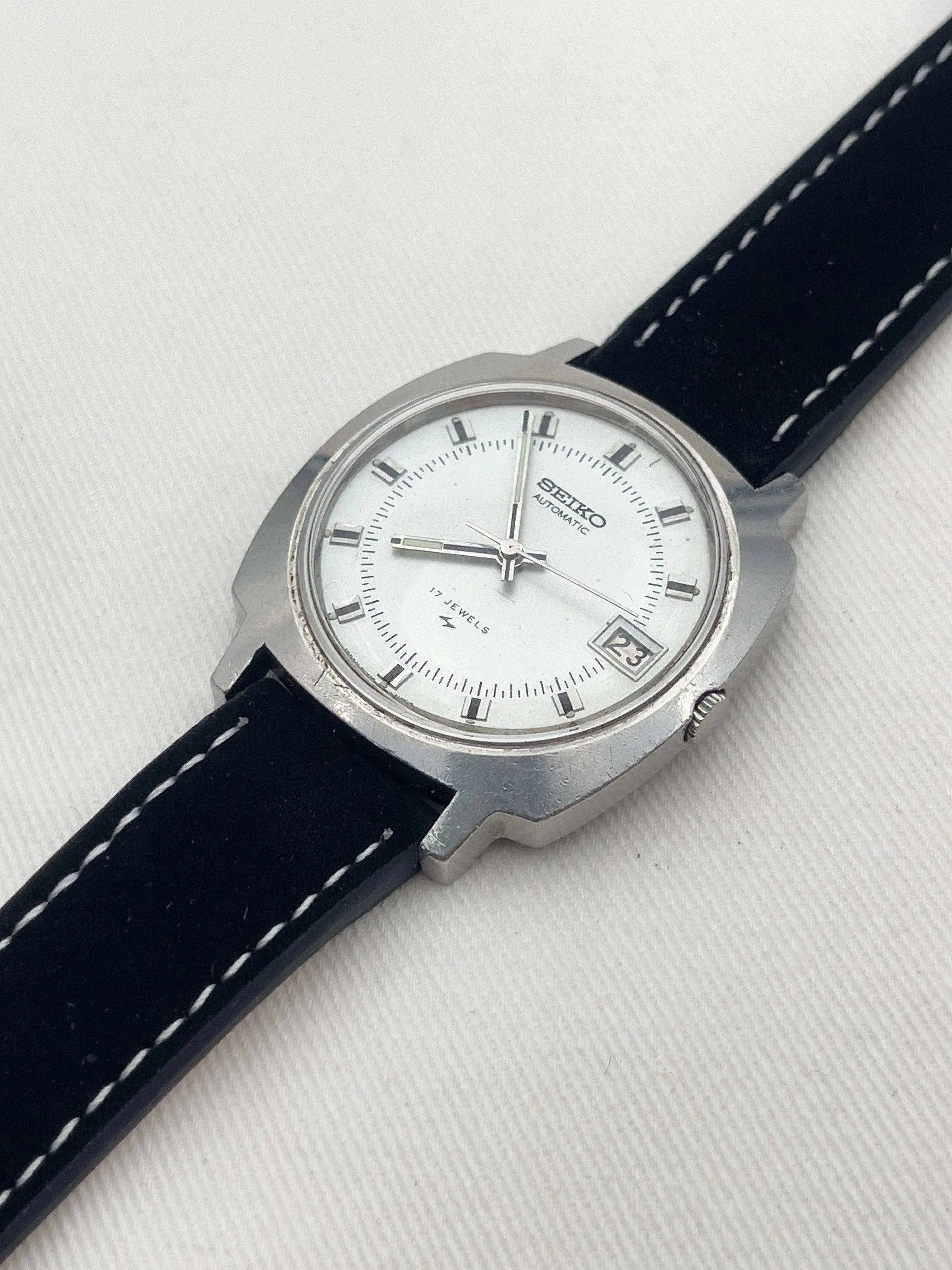 Seiko - Square Silver Black - 1971 - Atelier Victor Paris - Vintage Watch Shop Dubai