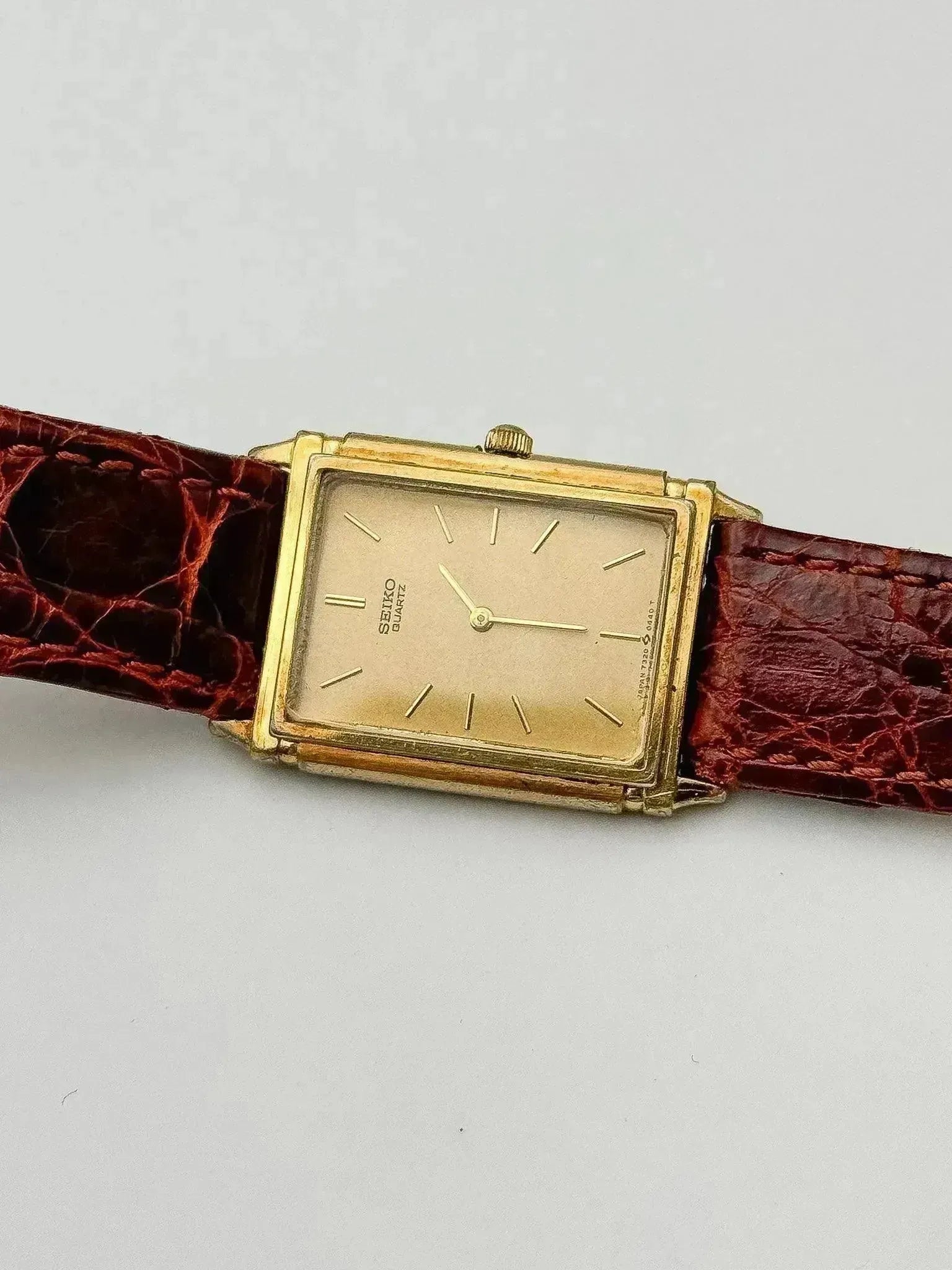 Seiko - Tank Allongée Gold - 1984 - Atelier Victor